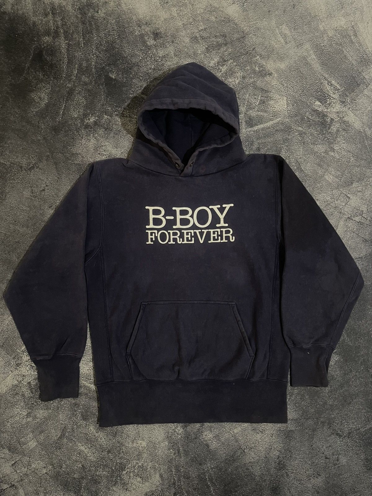 Rap Tees Vintage 90s B-Boy Forever Hip Hop Hoodie Baggy Size US L / EU 52-54 / 3 - 1 Thumbnail