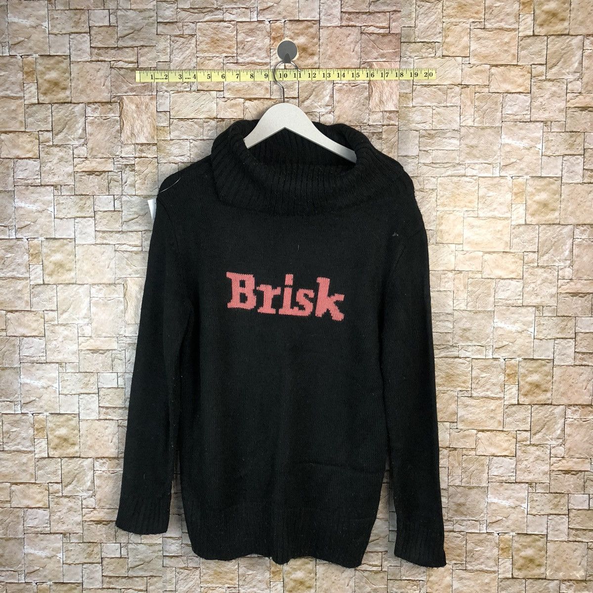 Homespun Knitwear × Japanese Brand Brisk Black Knitwear #A1076 Size M / US 6-8 / IT 42-44 - 1 Thumbnail