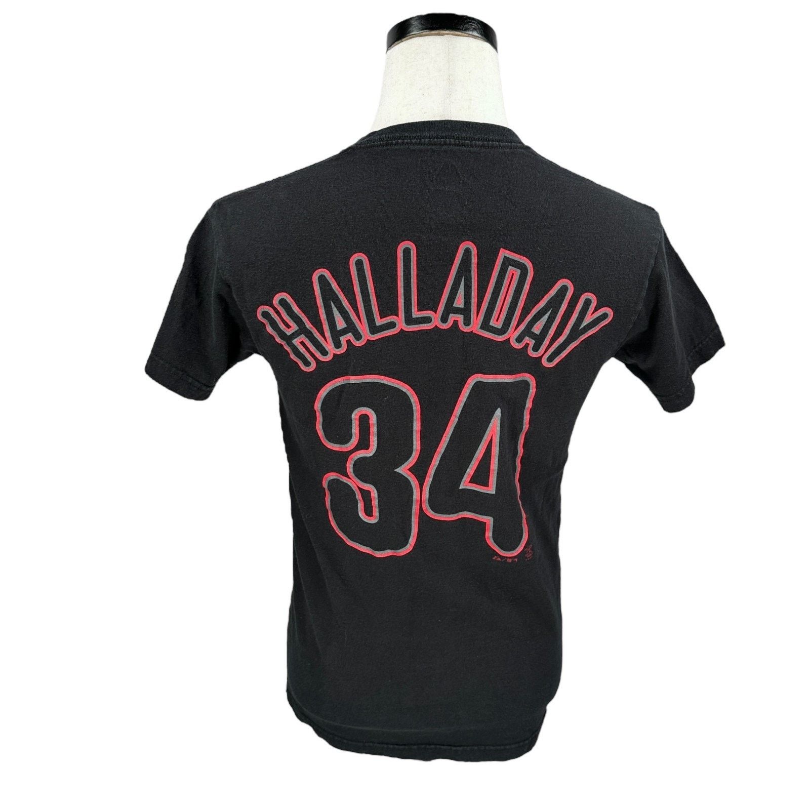 Majestic Majestic Philadelphia Phillies #34 T-Shirt Men Small Black Size US S / EU 44-46 / 1 - 2 Thumbnail