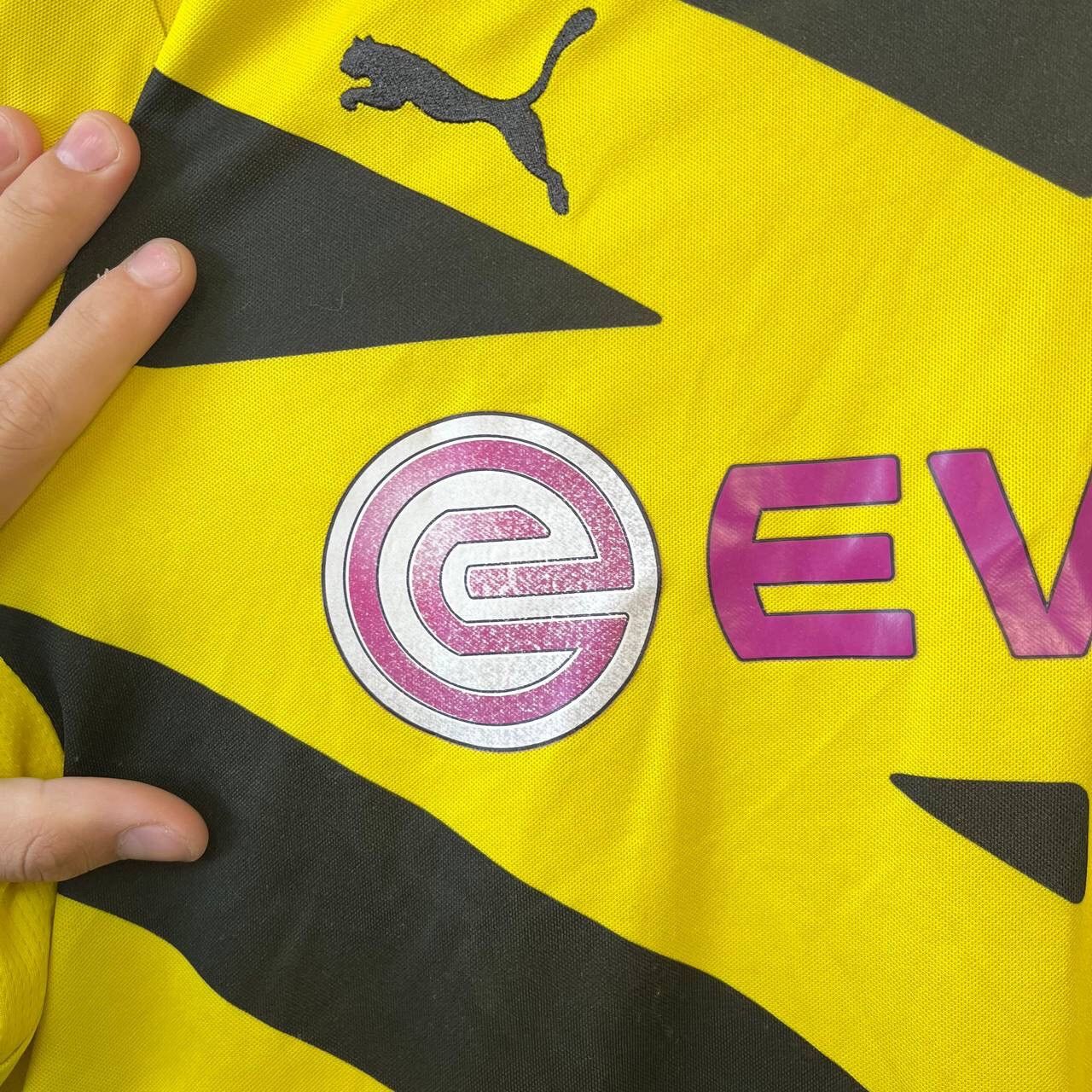 Puma BORUSSIA DORTMUND 2014 2015 HOME SHIRT FOOTBALL SOCCER PUMA Size US XL / EU 56 / 4 - 19 Thumbnail