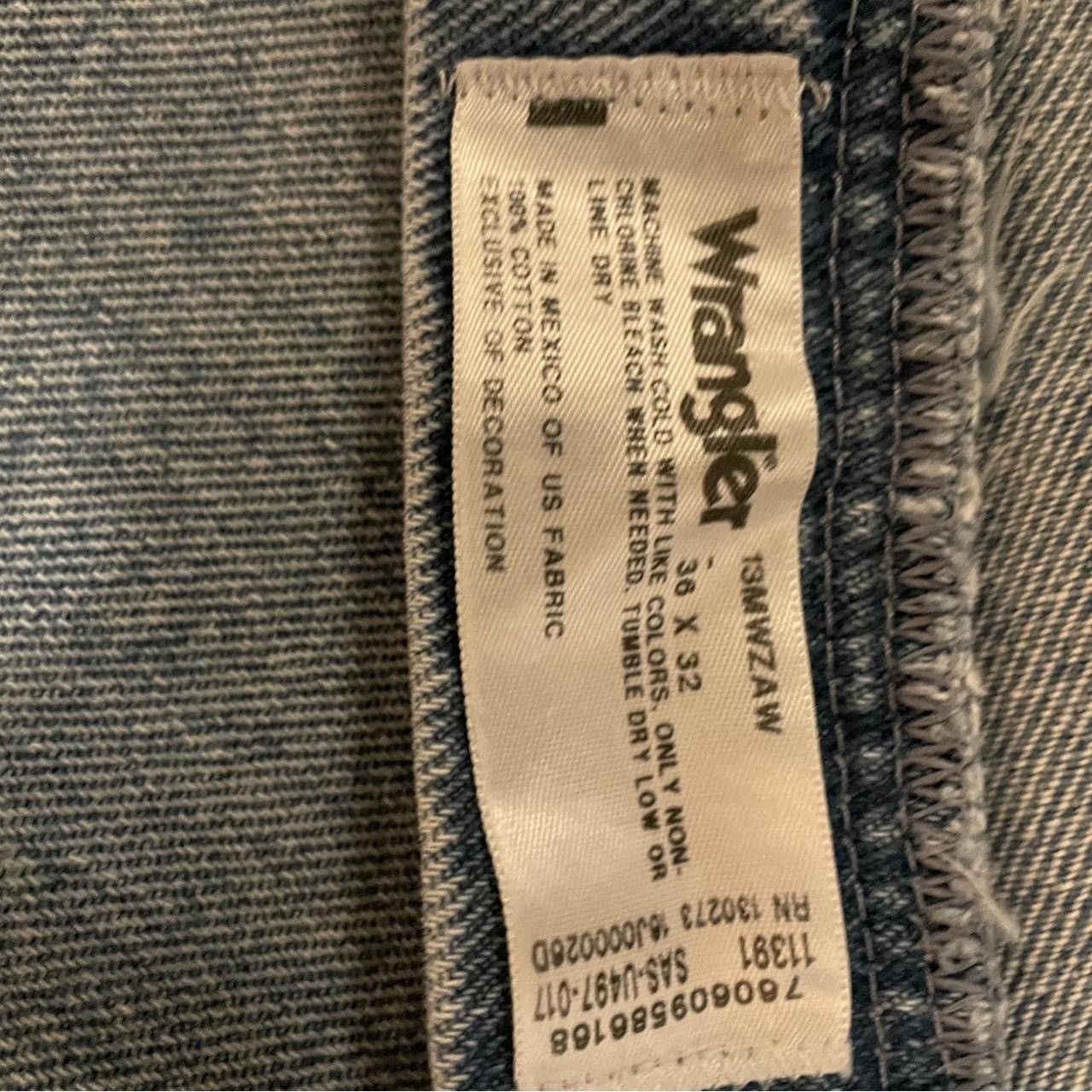 Wrangler Vintage 90’s Wrangler Denim Jeans 36/32 Size US 36 / EU 52 - 4 Thumbnail