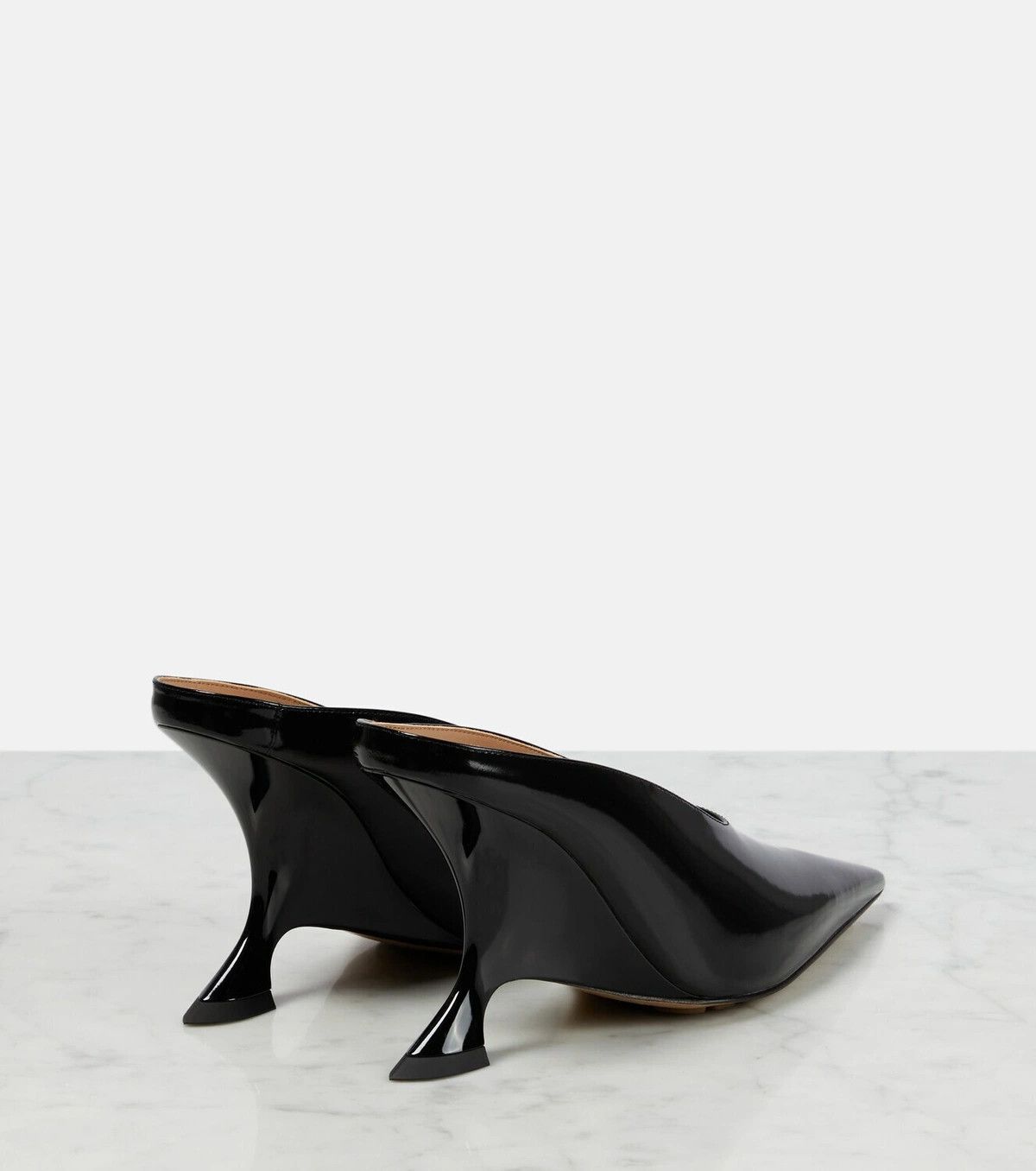 Bottega Veneta o1n1vont1225 Rocket Mules in Black Size US 6 / IT 36 - 4 Thumbnail