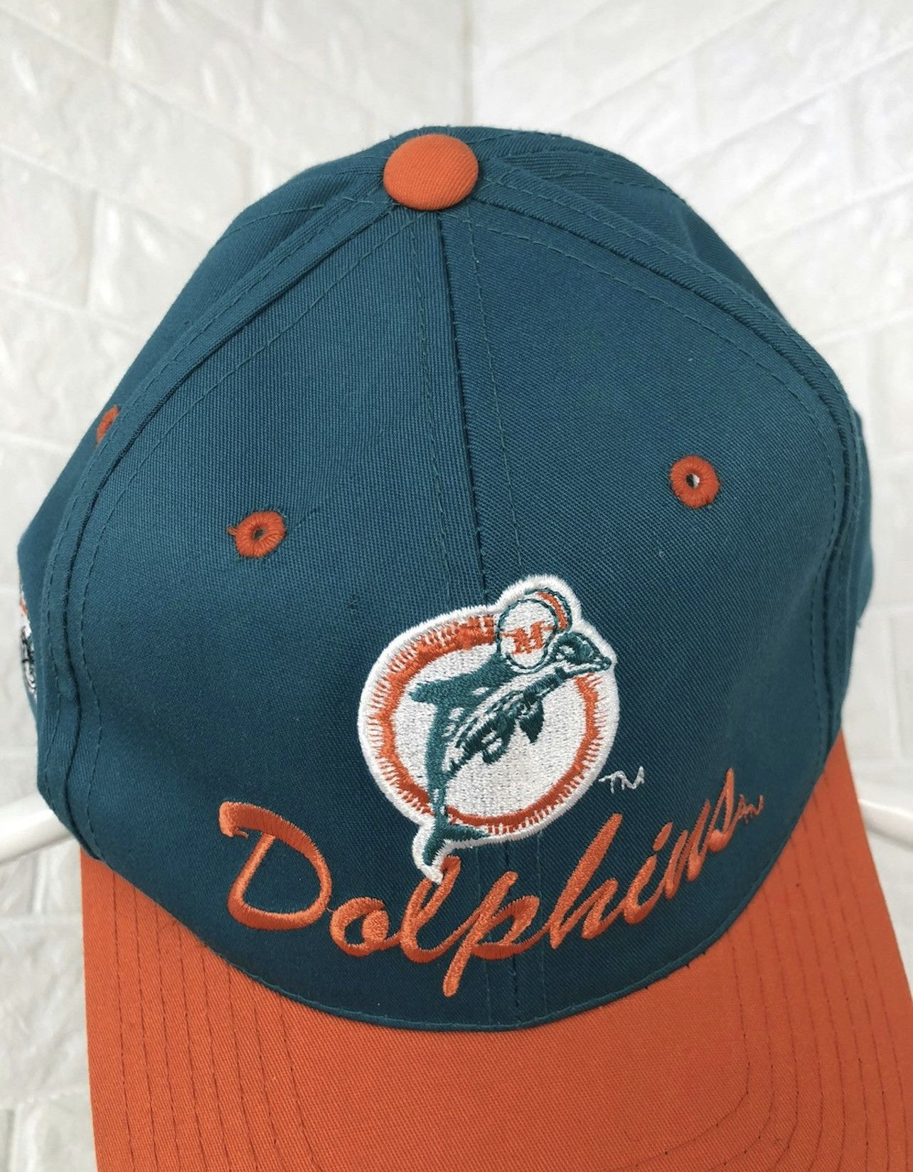 NFL × Vintage Vintage 90s Miami Dolphins Hat Size ONE SIZE - 4 Thumbnail