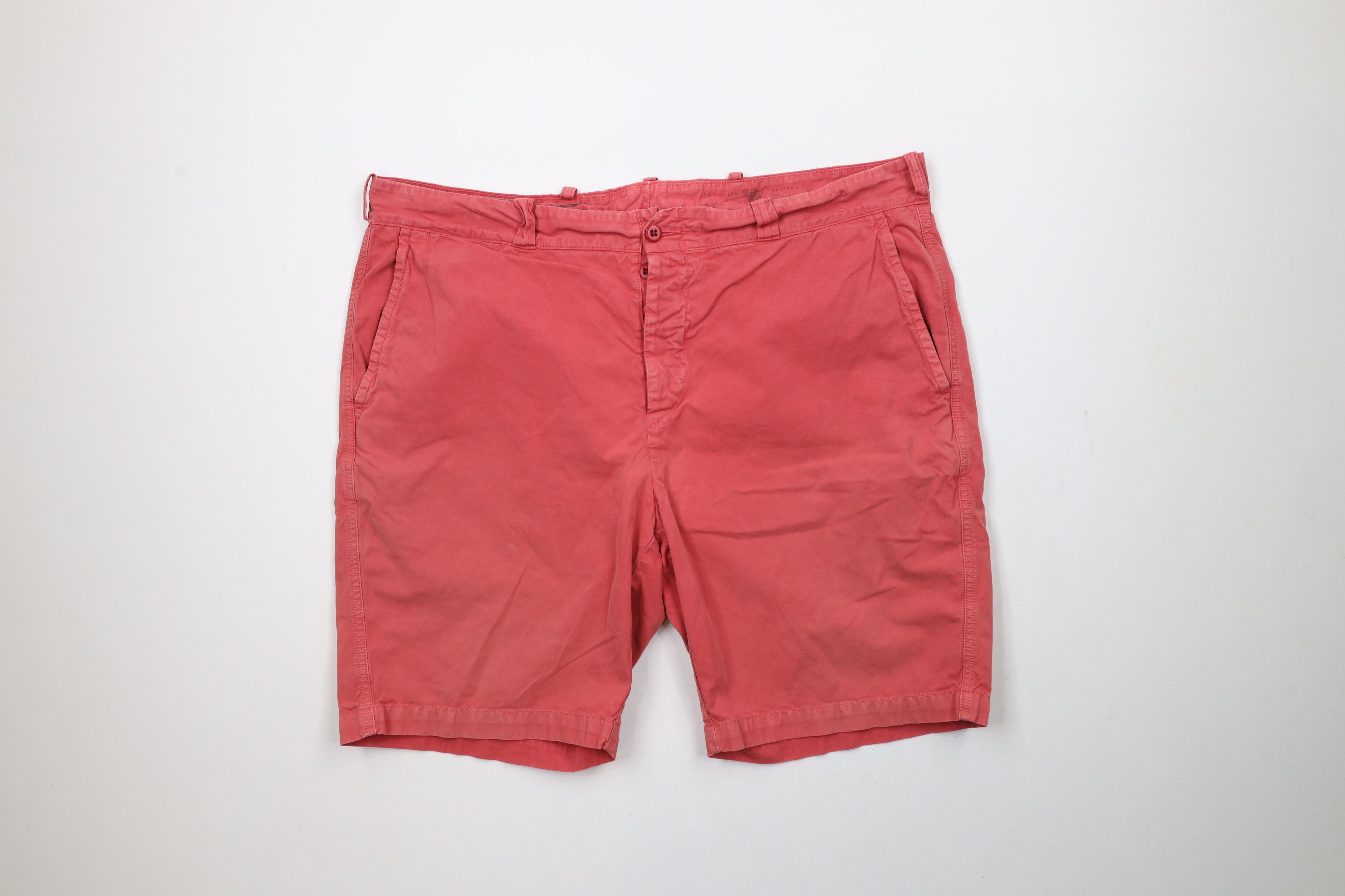 Ralph Lauren × Vintage Vintage 90s Ralph Lauren Button Fly Crown Crest Chino Shorts Size US 38 / EU 54 - 1 Thumbnail