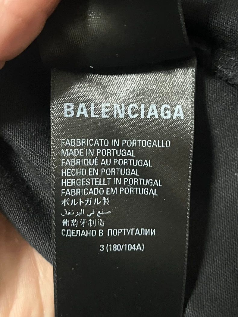 Balenciaga Balenciaga Black Double Portrait Multi-National Flag Short Size US L / EU 52-54 / 3 - 8 Thumbnail
