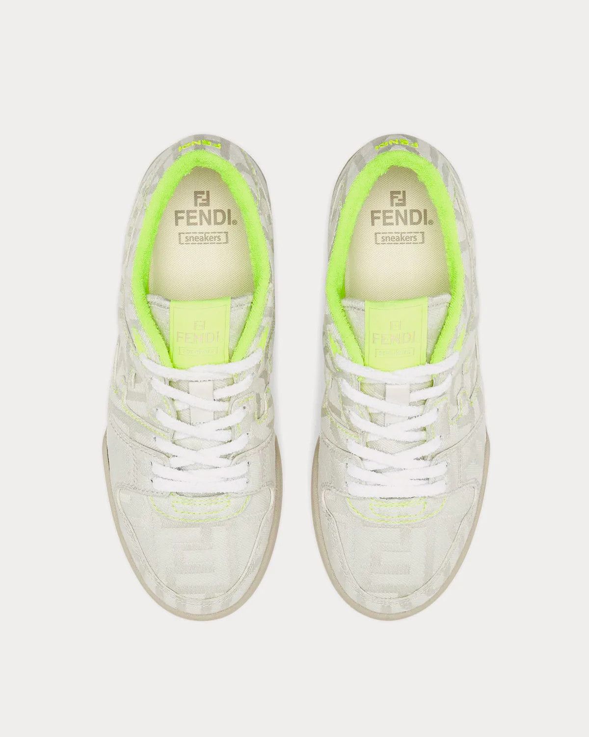 Fendi o1w1db10724 Flow Mesh Sneakers in Multicolor Size US 12 / EU 45 - 2 Thumbnail