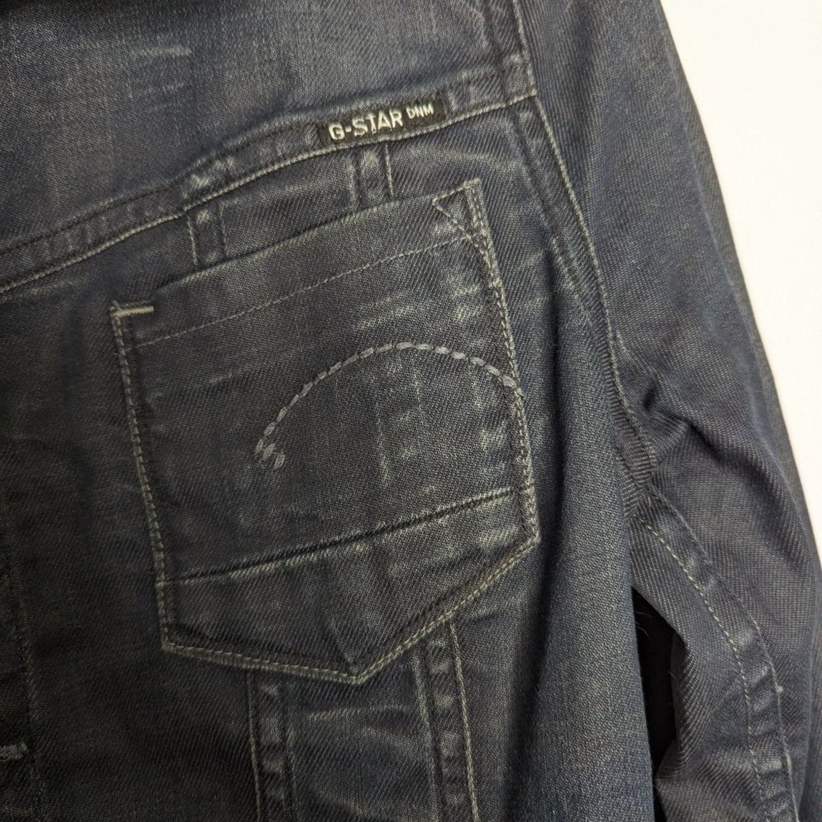 G-Star G-Star Raw Dark Wash Blue Refender Denim Jacket Long Sleeve Size XS / US 0-2 / IT 36-38 - 6 Thumbnail