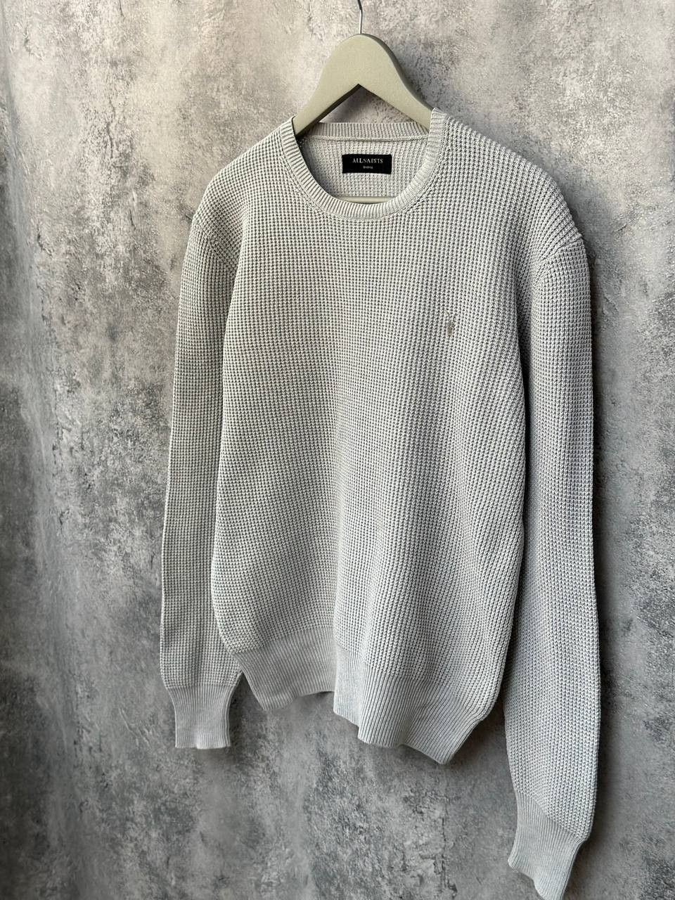 Allsaints ALLSAINTS Trias Crew Neck Waffle Sweater Pullover Size US S / EU 44-46 / 1 - 1 Thumbnail