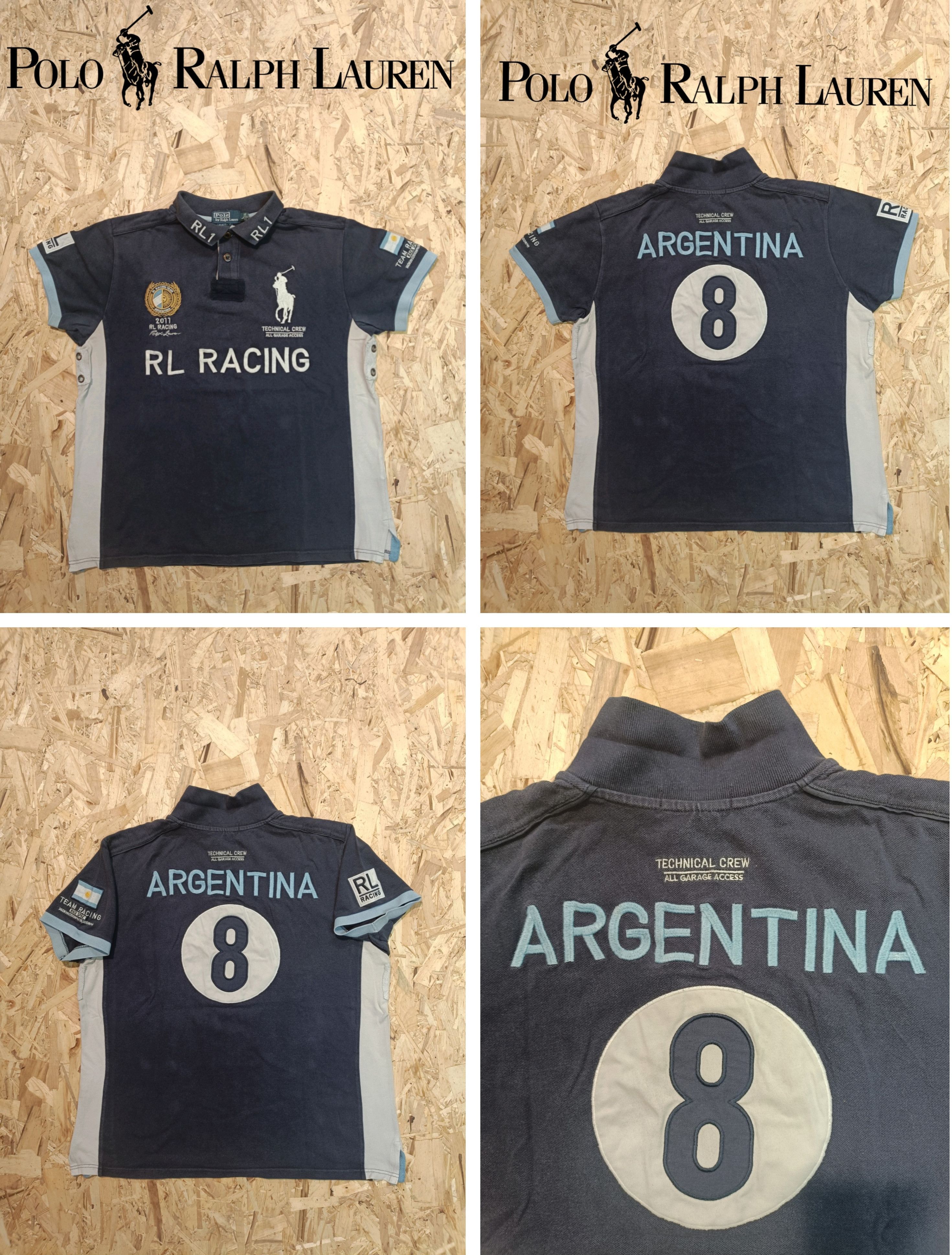 Ralph Lauren × Vintage Polo Ralph Lauren, RL RACING ARGENTINA Size US L / EU 52-54 / 3 - 2 Thumbnail