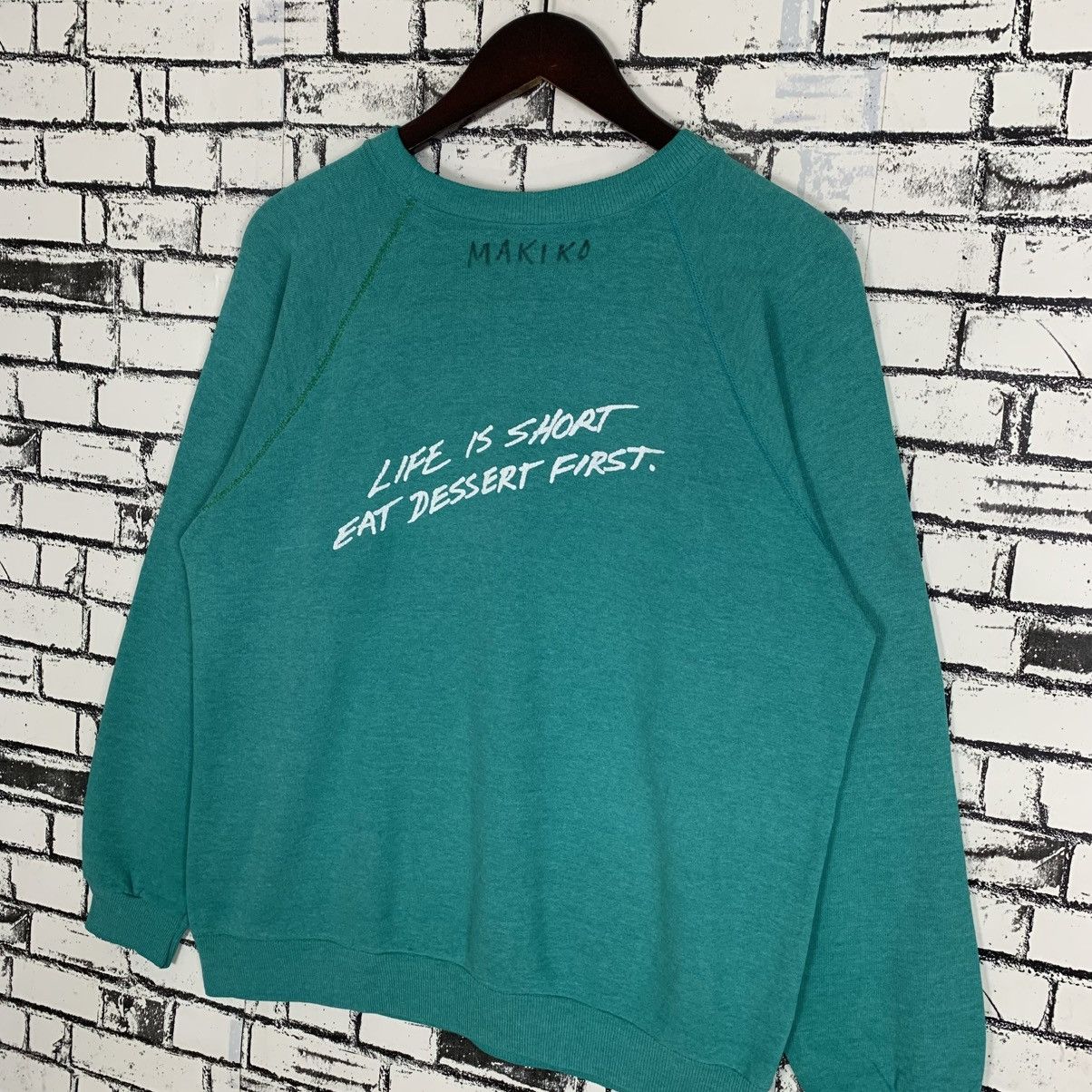 Designer × Vintage Vintage Ashlano Bakery Cafe Made in Usa Sweatshirt Crewneck Size US L / EU 52-54 / 3 - 6 Thumbnail