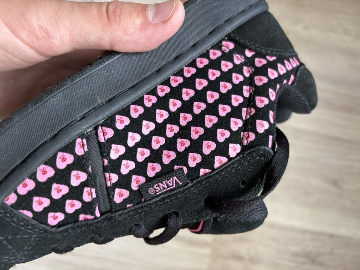 Vans Vans Decline Women’s 6.5 Pink Heart Skull Rare 2009 Y2K Emo Size US 6.5 / IT 36.5 - 18 Thumbnail