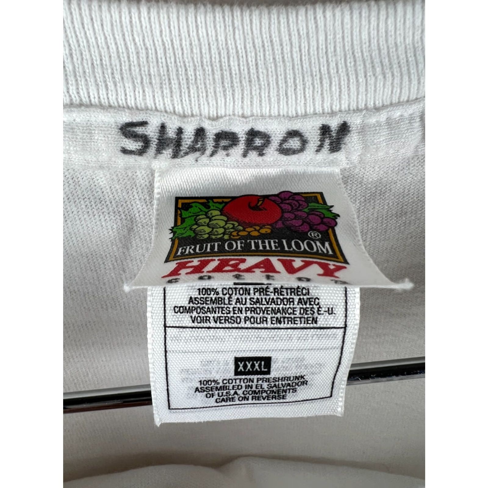 Fruit Of The Loom Vintage 1999 Pumpkin Run Nationals T-Shirt XXXL Fruit of the Loom Regular Men White 90s Car Show Rod & Custom 3XLSharron Shirt Mens Size US XXL / EU 58 / 5 - 2 Thumbnail