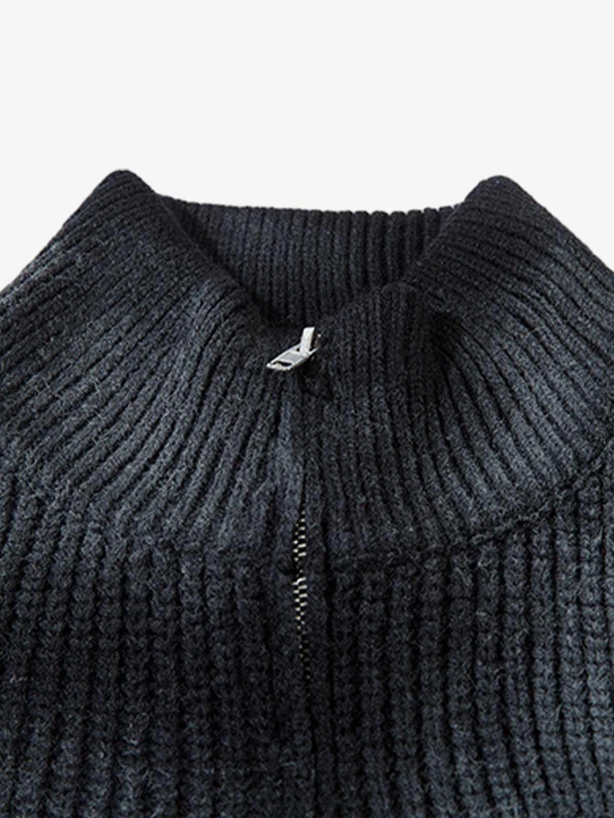 Other Ribbed Knit Dirty Dyed Embroidery Cross Sweater Size US L / EU 52-54 / 3 - 5 Thumbnail