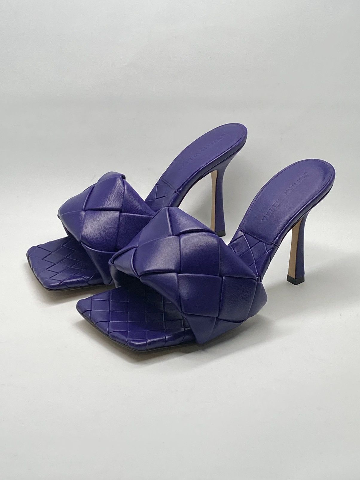 Bottega Veneta Bottega Veneta Intrecciato Lido Heeled Sandals size 37 Size US 7 / IT 37 - 6 Thumbnail