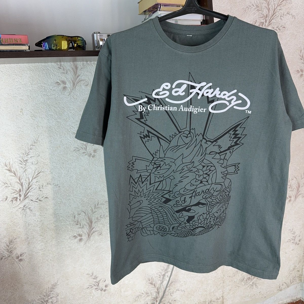 Christian Audigier × Ed Hardy Ed Hardy T shirt by Christian Audigier Y2K Streetwear XL Size US XL / EU 56 / 4 - 4 Thumbnail