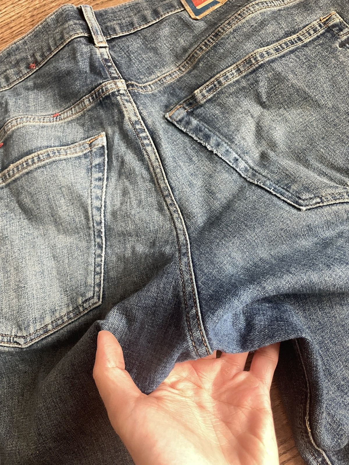 Diesel × If Six Was Nine × Japanese Brand Vintage Diesel Jeans Big Logo Distressed Baggy japanese 90s Size US 34 / EU 50 - 20 Thumbnail