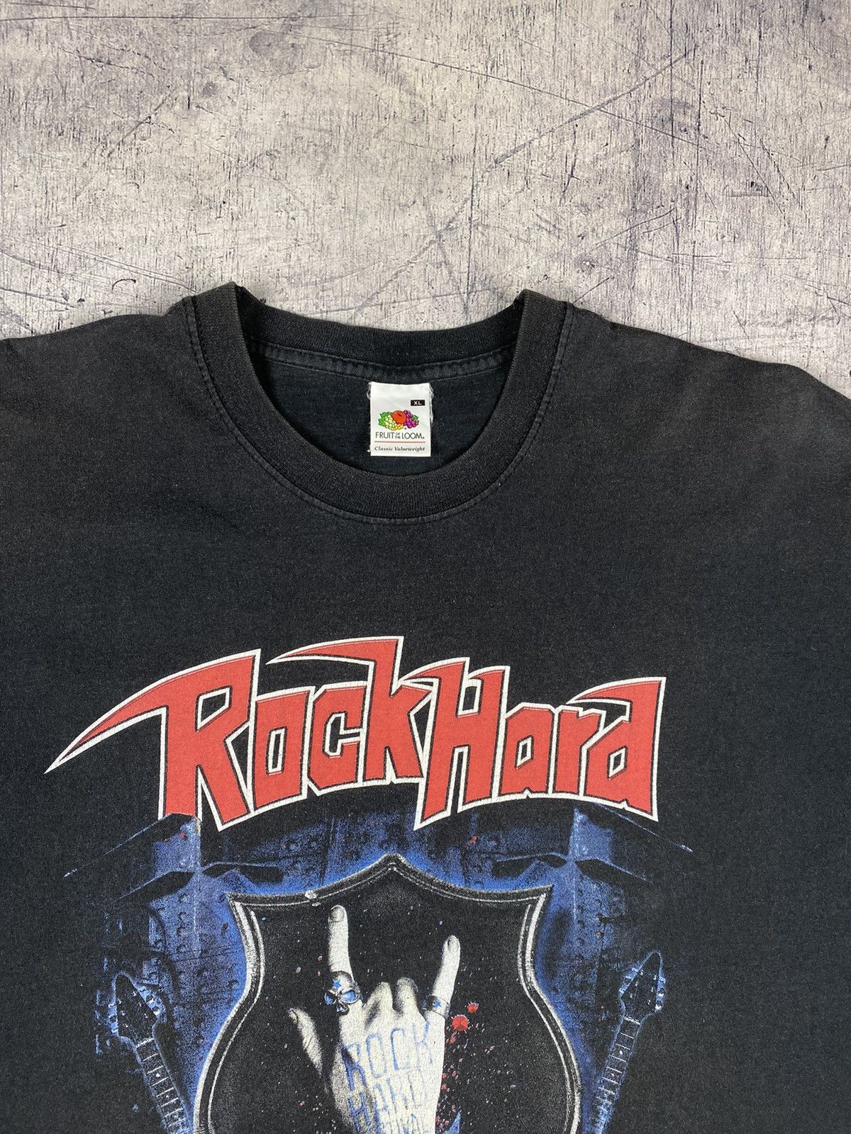 Band Tees × Vintage Vintage Rock Hard 2005 Rock Tee T Shirt Size US XL / EU 56 / 4 - 5 Thumbnail