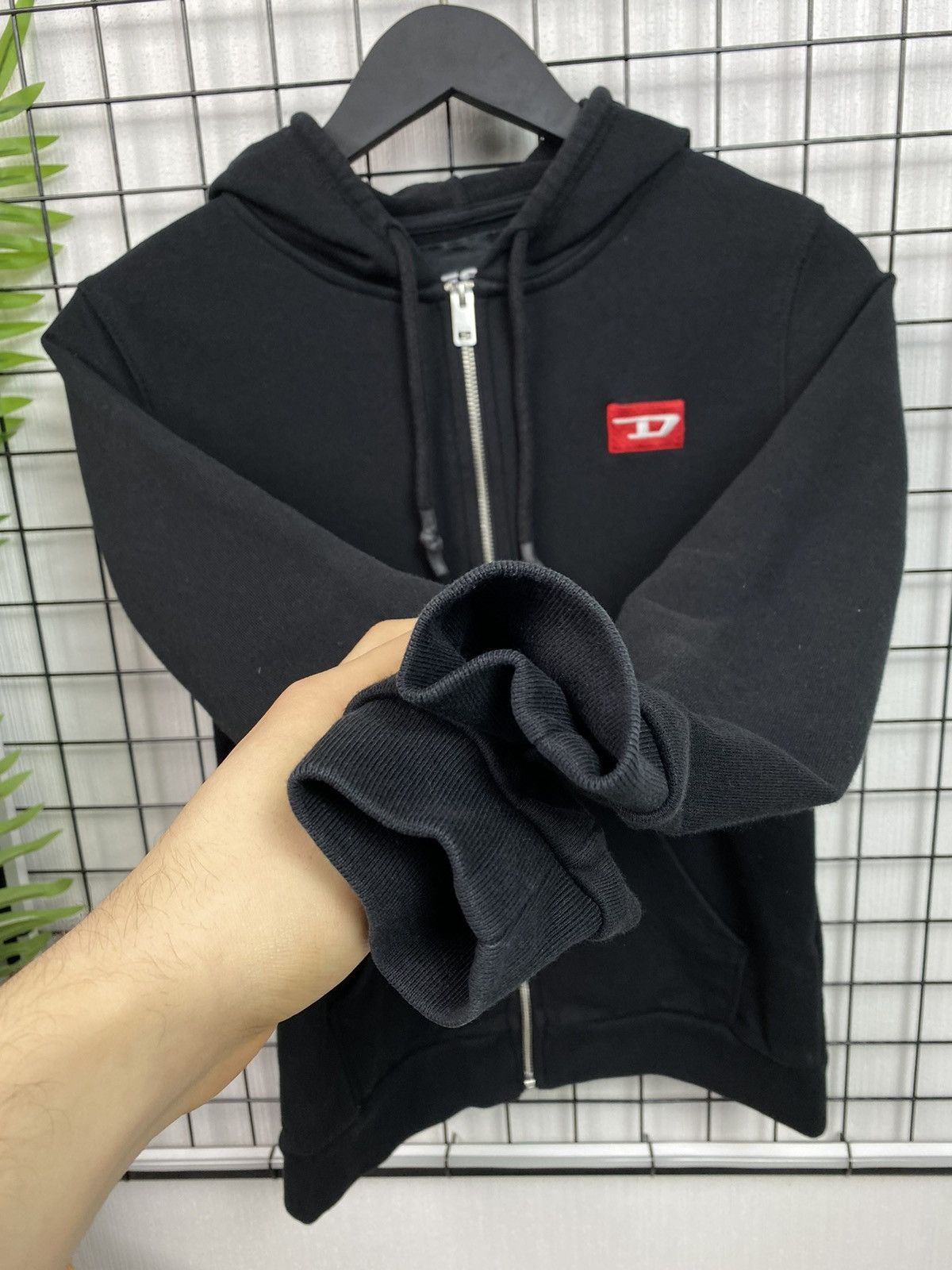 Diesel × Other DIESEL Logo “D” women hoodie S Size Black loungewear Size S / US 4 / IT 40 - 5 Thumbnail