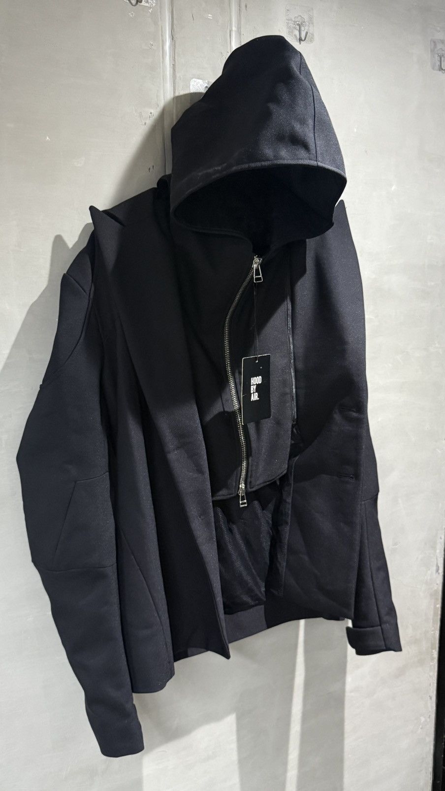 Hood By Air Rare Hood By Air Hooded Vest Playboi Carti Vamp Punk Look Size 50R - 24 Thumbnail