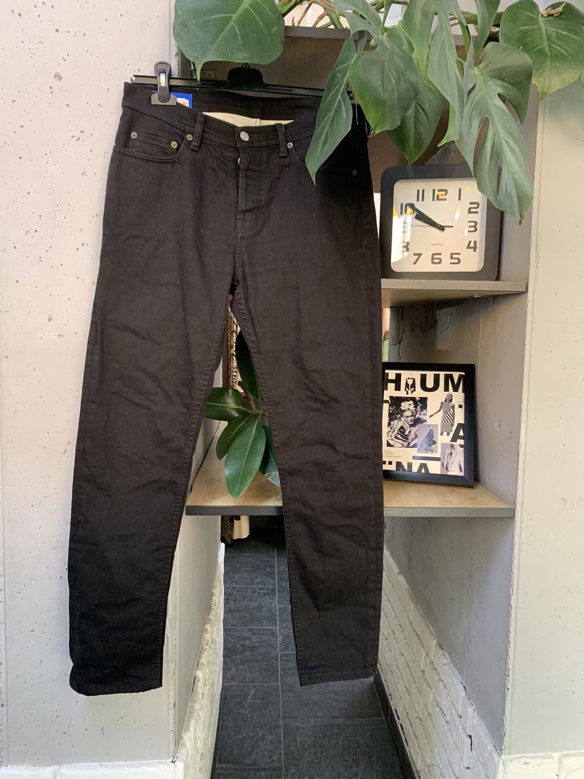 Acne Studios Acne Studios Bla Konst River Stay Black Size US 30 / EU 46 - 1 Thumbnail