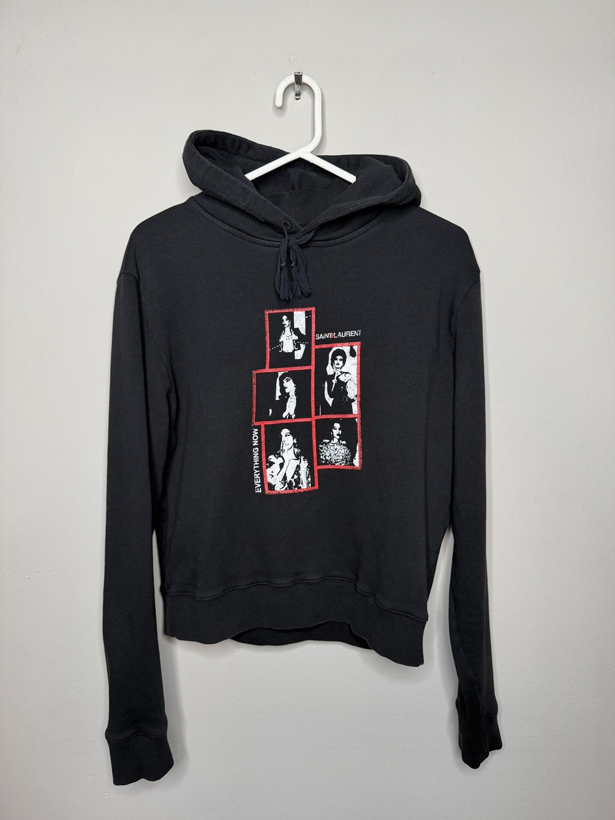 Saint Laurent Paris SLP Everything Now Photo Collage Hoodie - 2018 Size US M / EU 48-50 / 2 - 1 Thumbnail