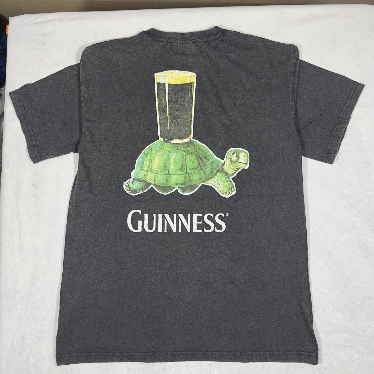Vintage Vintage Guinness Anticipation Turtle Tee Faded Black XL Size US XL / EU 56 / 4 - 7 Thumbnail