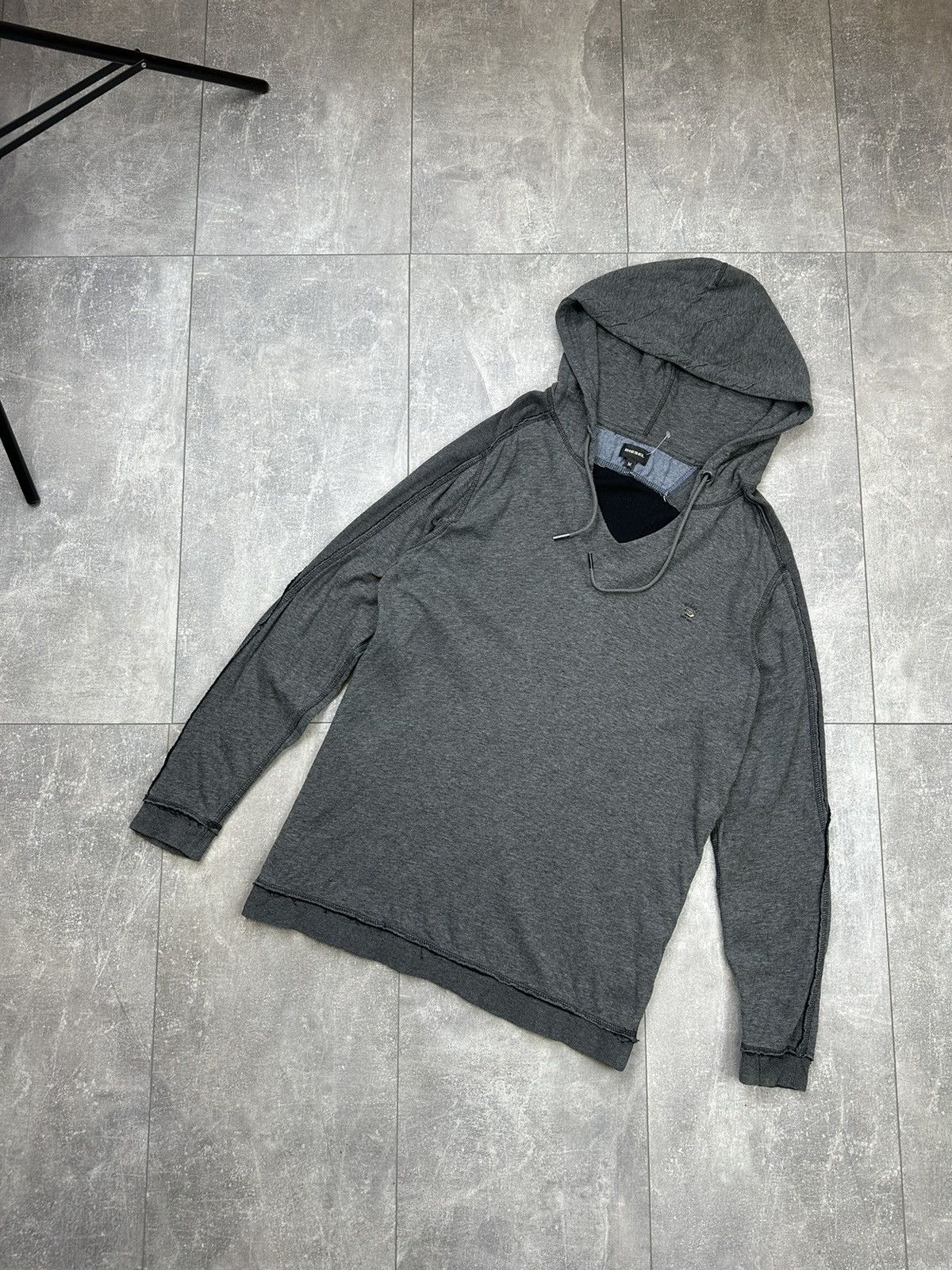 Diesel Vintage Diesel Hoodie-V Small Logo Avant Gard Size US M / EU 48-50 / 2 - 2 Thumbnail