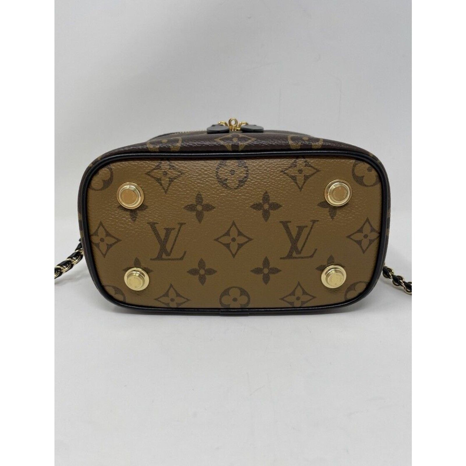Louis Vuitton Louis Vuitton Vanity PM Brown Canvas Coated Reverse Monogram Size ONE SIZE - 7 Thumbnail