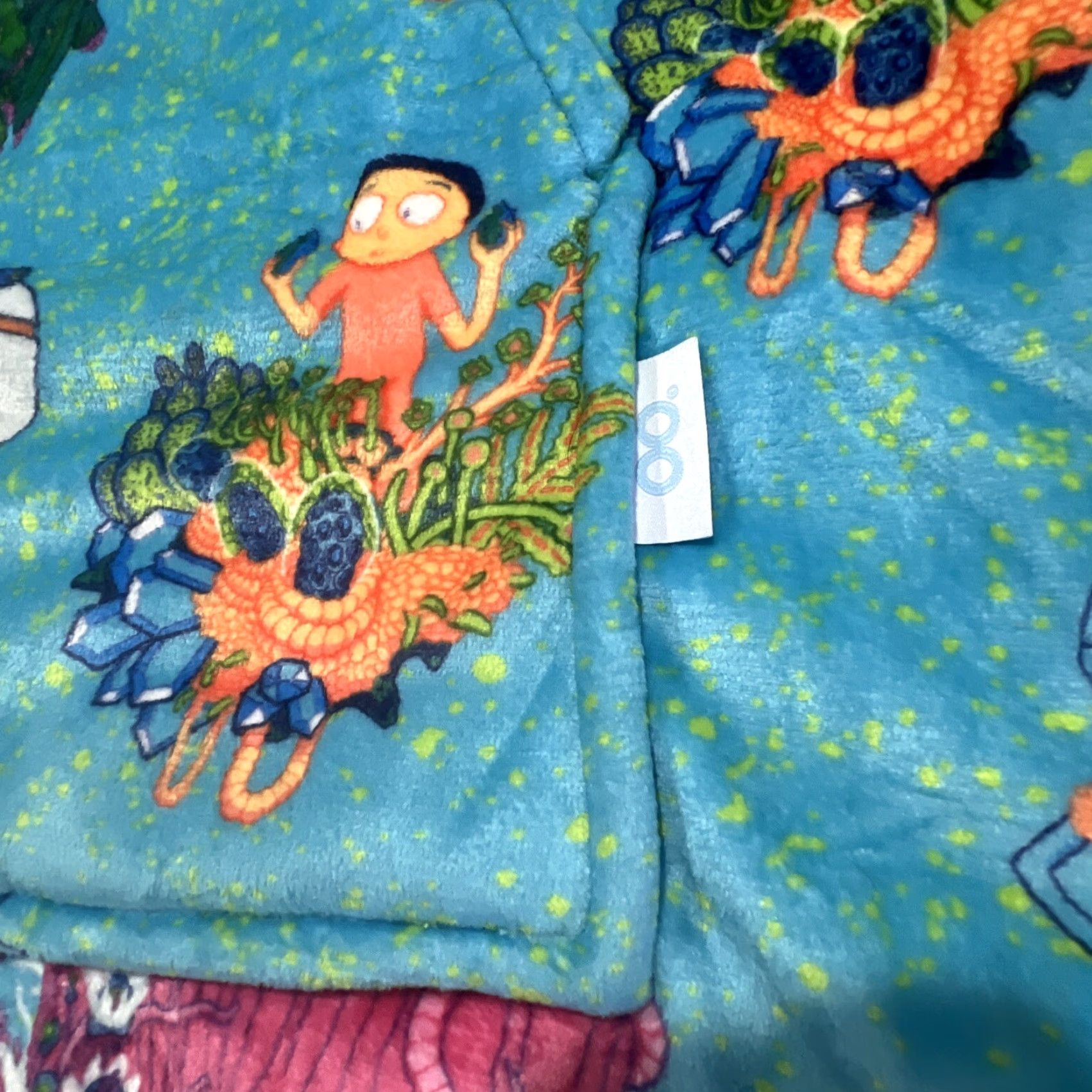 Swims Rick And Morty Oversized Sherpa Lined Hoodie Adult Swim Coverup Huge One Size Size US M / EU 48-50 / 2 - 6 Thumbnail