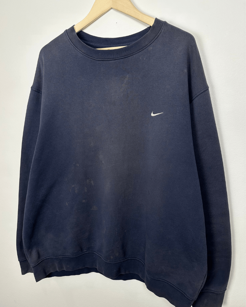 Nike × Vintage Vintage Nike Faded & Stained Crewneck Sweatshirt - XXL / 2XL Size US XXL / EU 58 / 5 - 4 Thumbnail