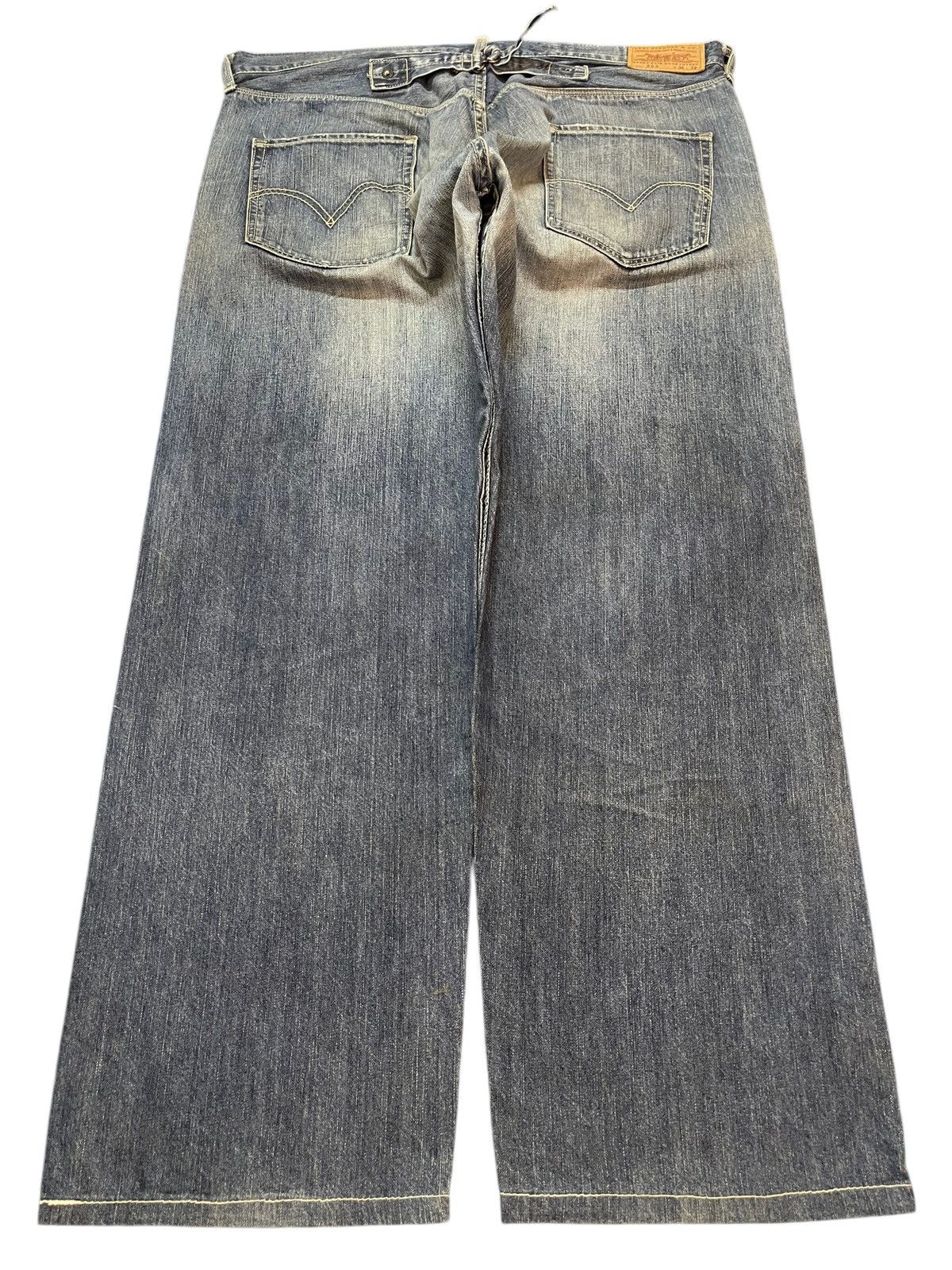 Levi's Vintage 90s Levis 203 Buckle Mud Wash Style Baggy Jeans Size US 36 / EU 52 - 2 Thumbnail