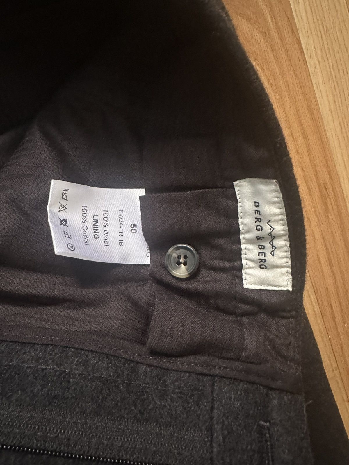 Other Berg and Berg Flannel Trousers Size 34R - 3 Thumbnail