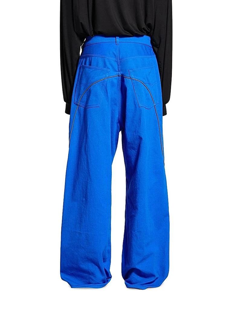 Balenciaga o1tr1nto0426 Tracksuit Denim Pants in Royal Blue Size US 28 / EU 44 - 5 Thumbnail