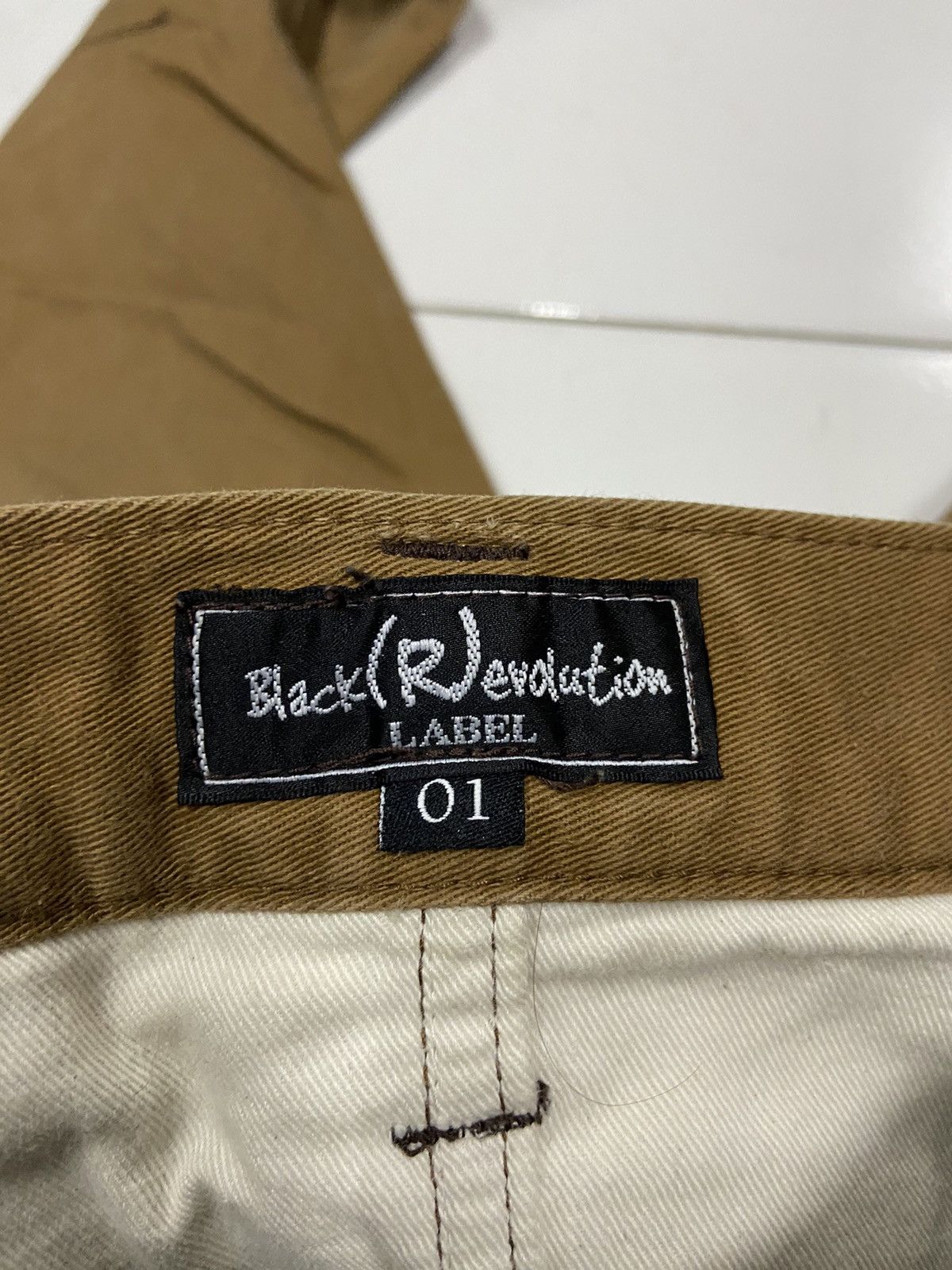 Japanese Brand BLACK (R)EVOLUTION LABEL DOUBLE WAIST STYLE RARE PANTS Size US 30 / EU 46 - 8 Thumbnail