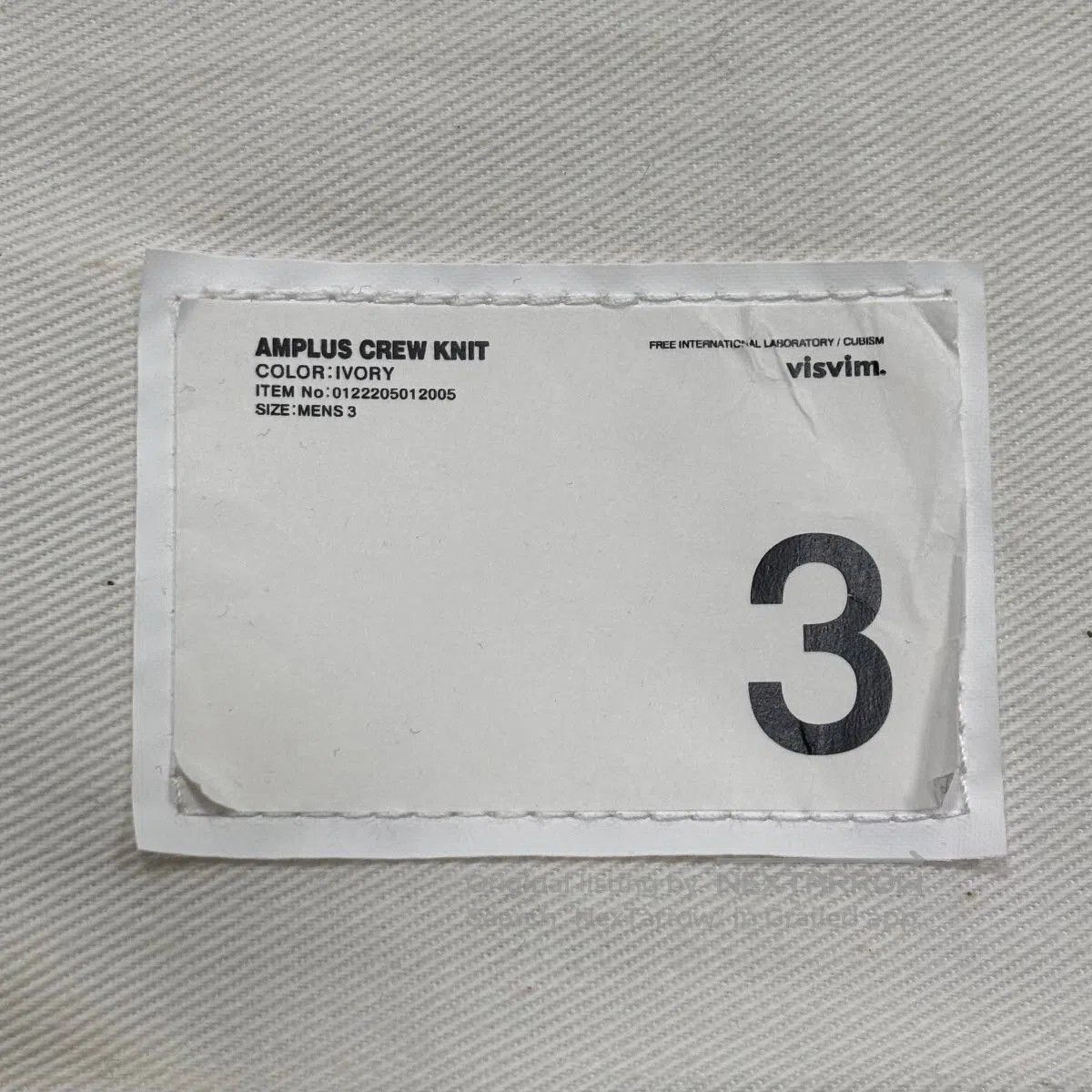 Visvim VISVIM 22AW AMPLUS CREW KNIT BEIGE. Size US L / EU 52-54 / 3 - 5 Thumbnail