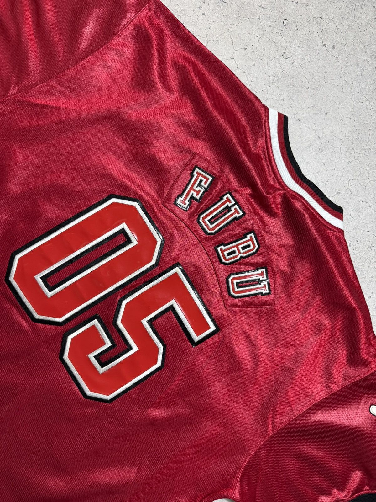 Fubu Fubu 05 Queens 1992 Vintage Jersey Shirt Size XXL Size US XXL / EU 58 / 5 - 11 Thumbnail