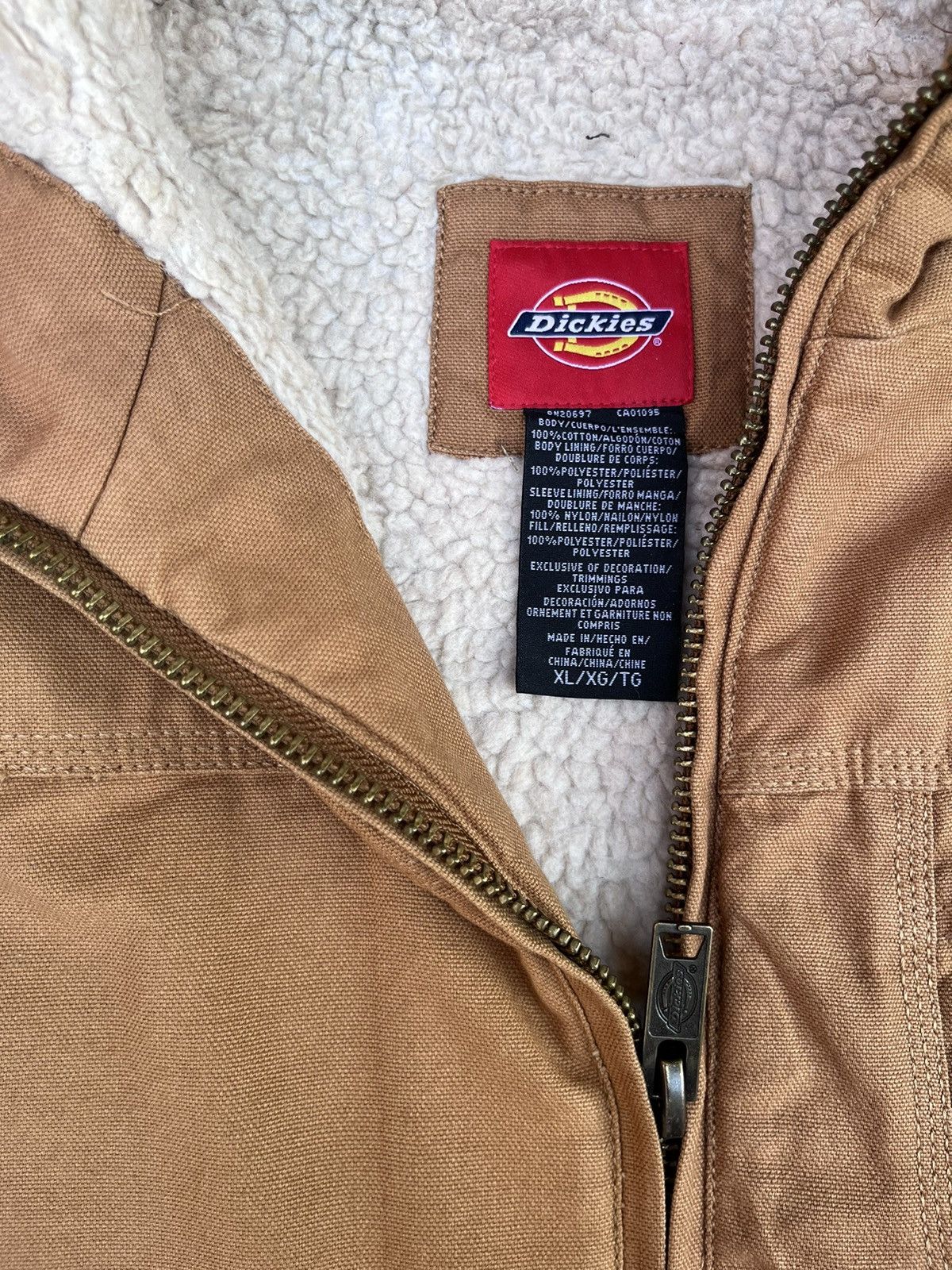 Dickies DICKIES SANDED DUCK SHERPA LINED HOODED Size US XL / EU 56 / 4 - 4 Thumbnail