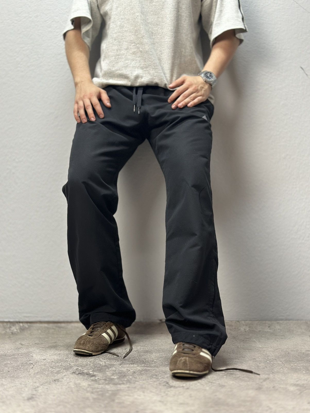 Adidas Vintage Adidas Nylon Pants Y2K Cargo Streetwear Nike style Size US 31 - 16 Thumbnail