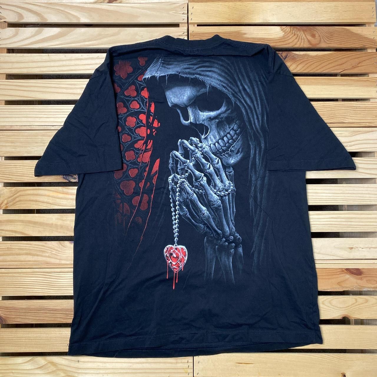 Other Spiral Direct Black Y2K Grim Reaper Tee Size 2XL Size US XXL / EU 58 / 5 - 1 Thumbnail