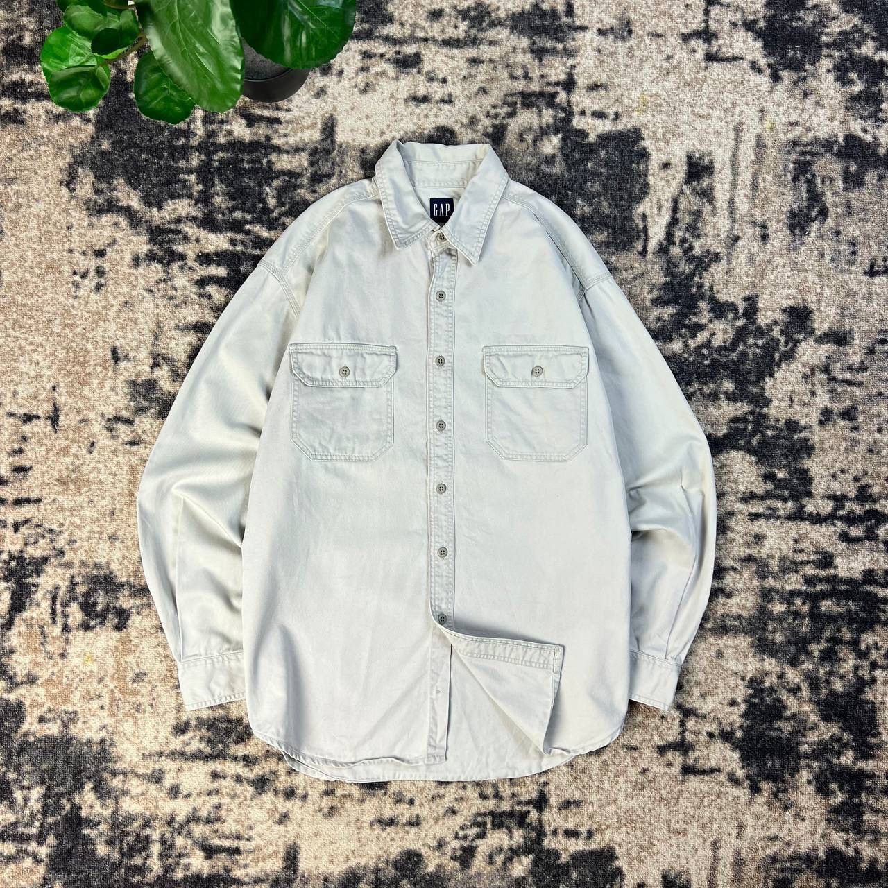 Gap Vintage Y2K Button Up Overshirt Streetwear Style