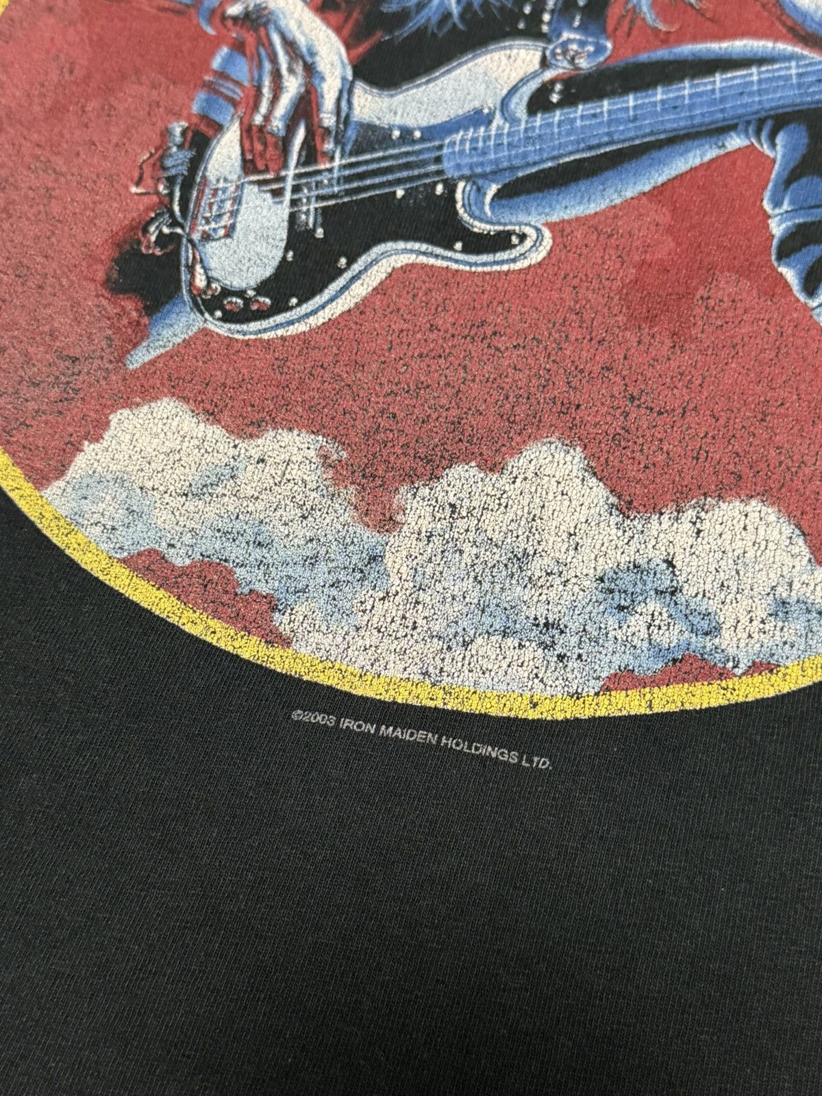 Band Tees 2003 Vintage Iron Maiden T Shirt Death Metal Band Size US L / EU 52-54 / 3 - 2 Thumbnail