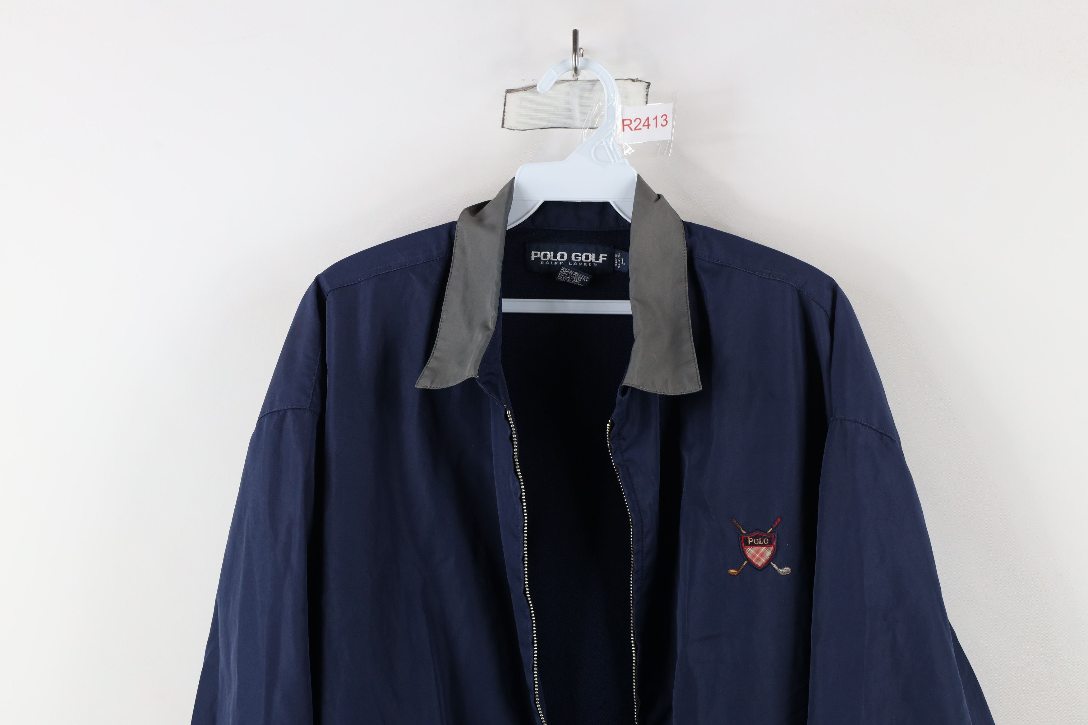 Ralph Lauren × Vintage Vtg 90s Polo Golf Ralph Lauren Windbreaker Jacket AS IS Size US L / EU 52-54 / 3 - 2 Thumbnail