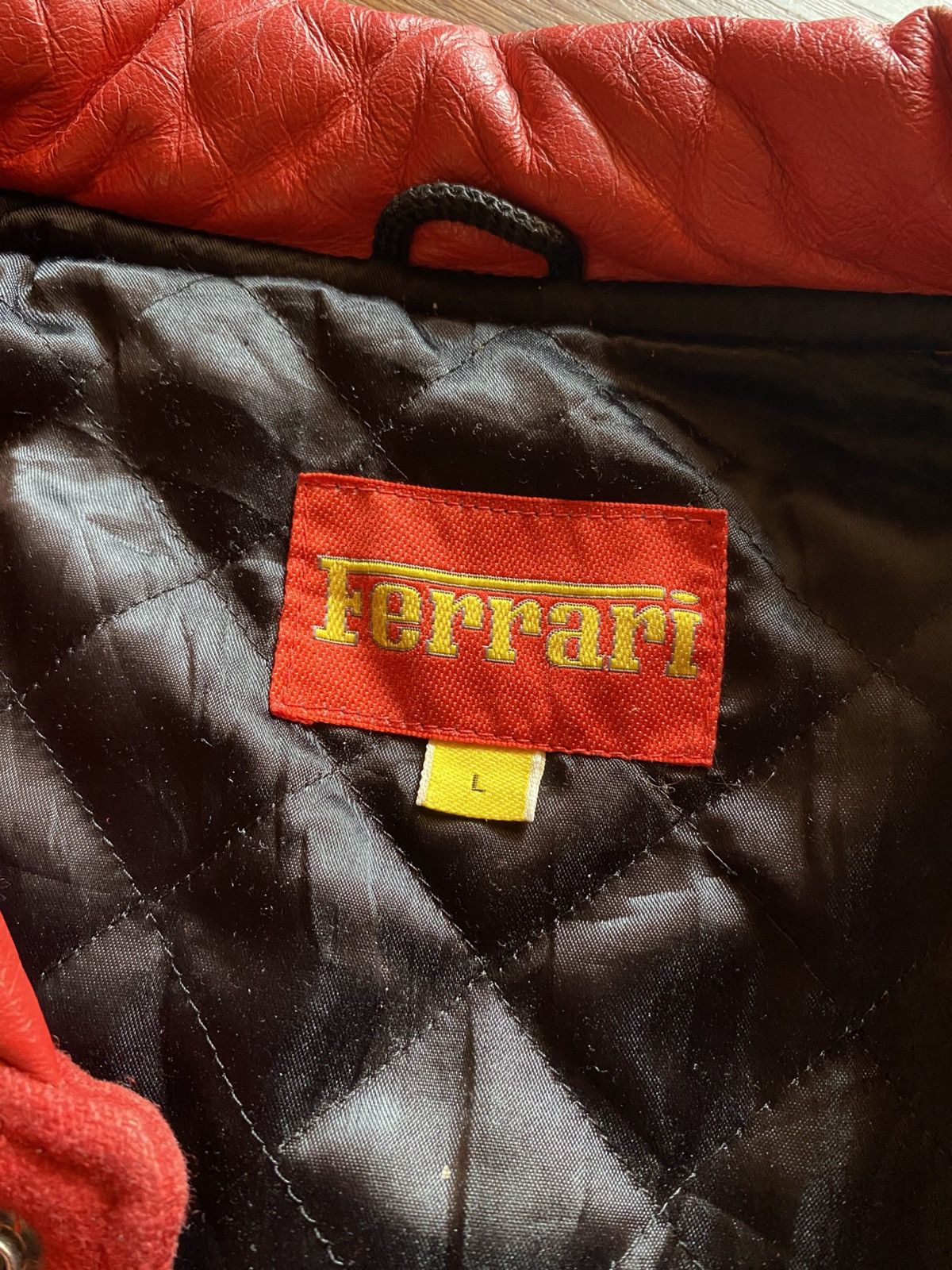 Ferrari Vtg Ferrari Varsity Jacket 1996 Size US L / EU 52-54 / 3 - 7 Thumbnail