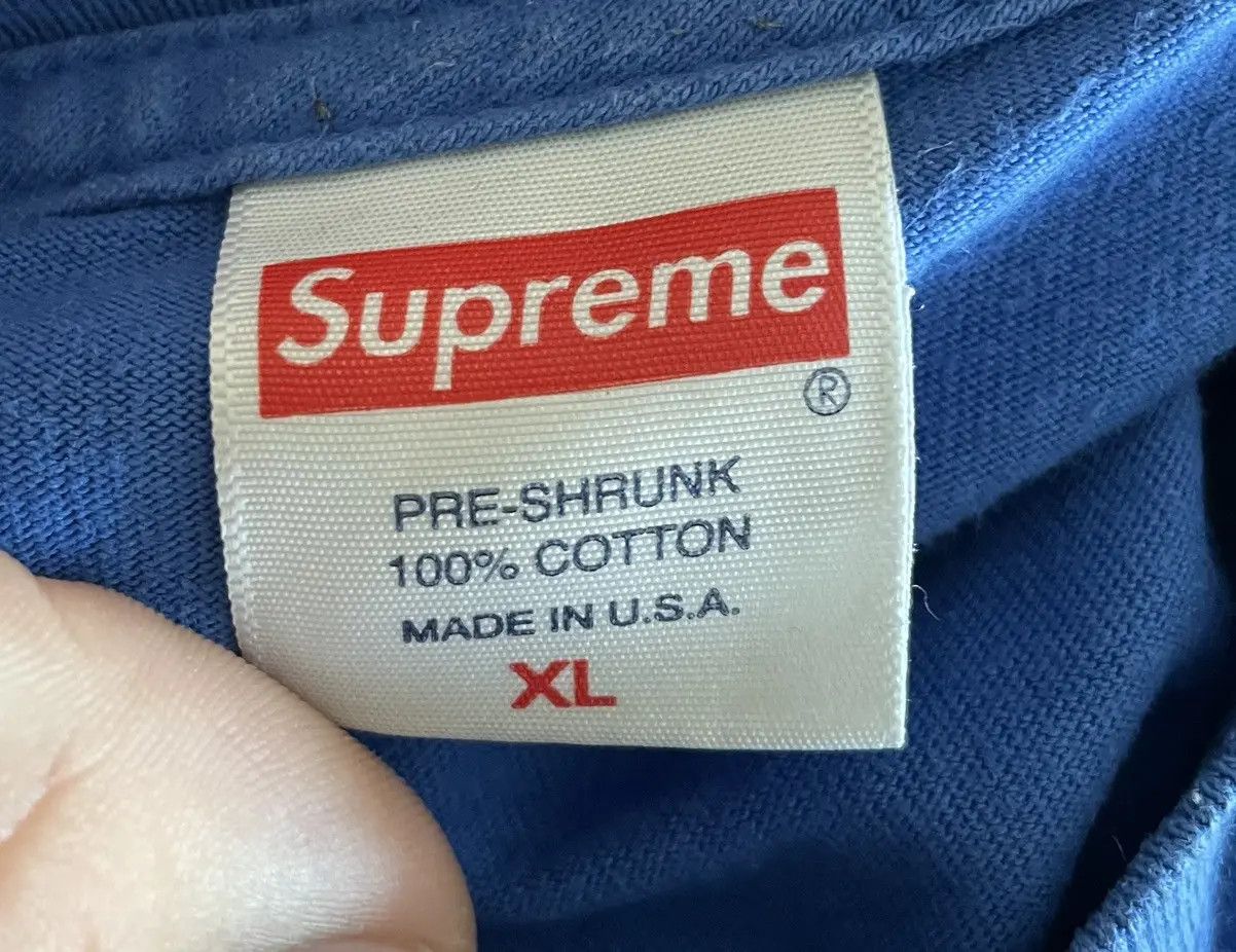 Supreme SUPREME 'FACE' TEE (ROYAL) Size US XL / EU 56 / 4 - 2 Thumbnail