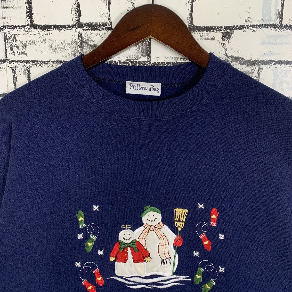 Designer × Vintage Vintage 90s Willow Bay Santa Clause Sweatshirt Willow Bay Size M / US 6-8 / IT 42-44 - 3 Thumbnail