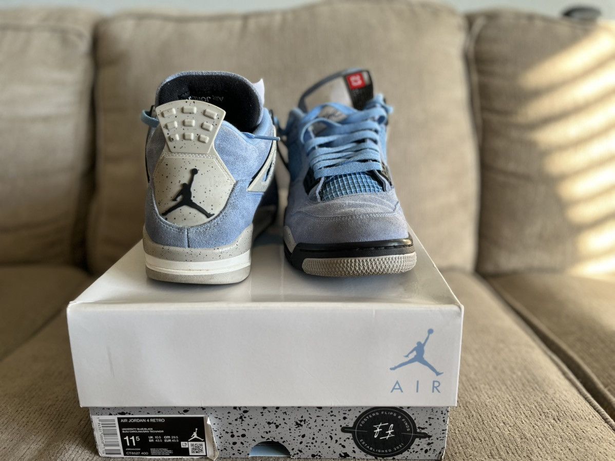 Jordan Brand Jordan 4 UNC Size US 11.5 / EU 44-45 - 3 Thumbnail