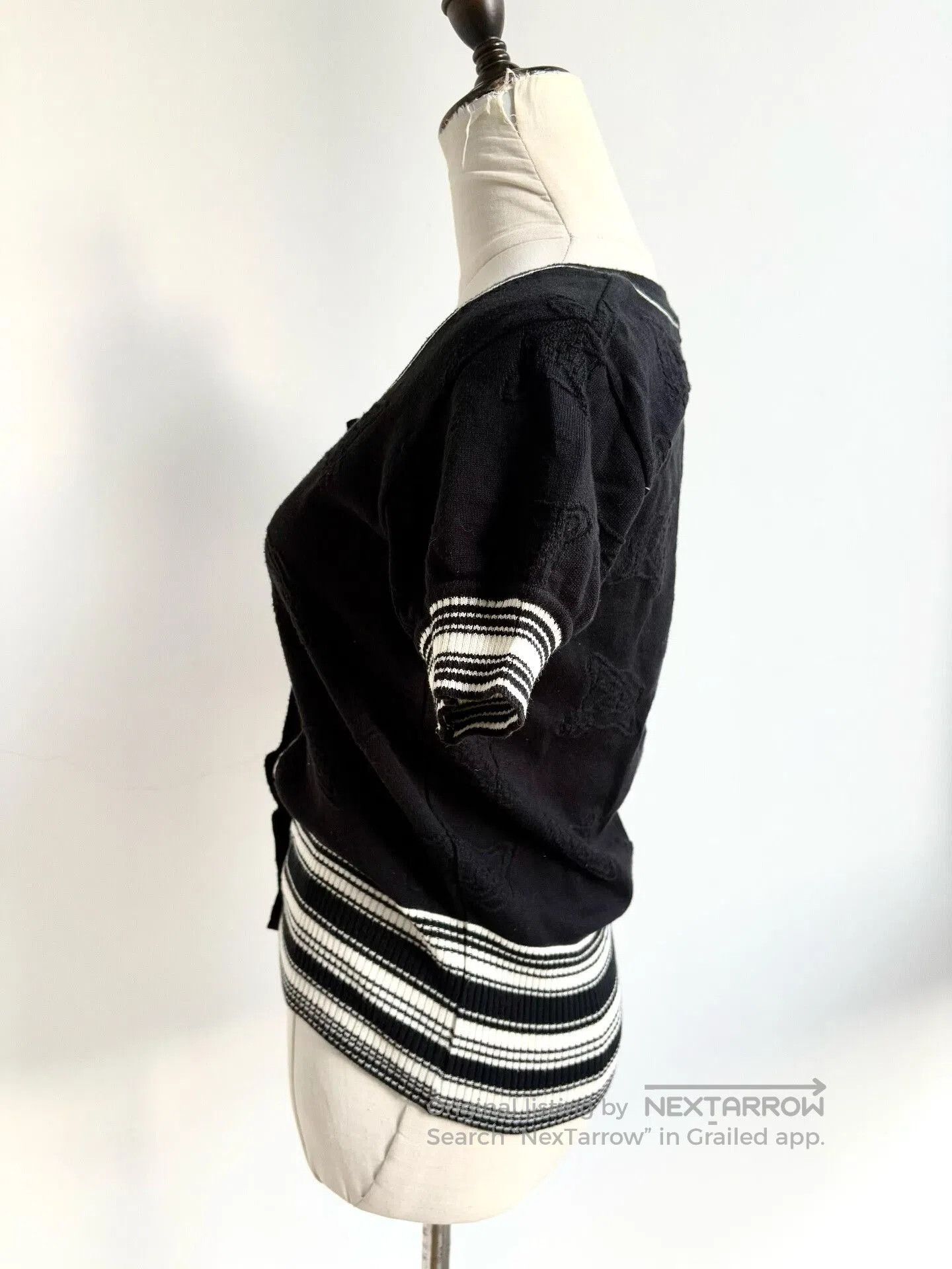 Vivienne Westwood vivienne westwood black short-sleeve cardigan. Size S / US 4 / IT 40 - 7 Thumbnail
