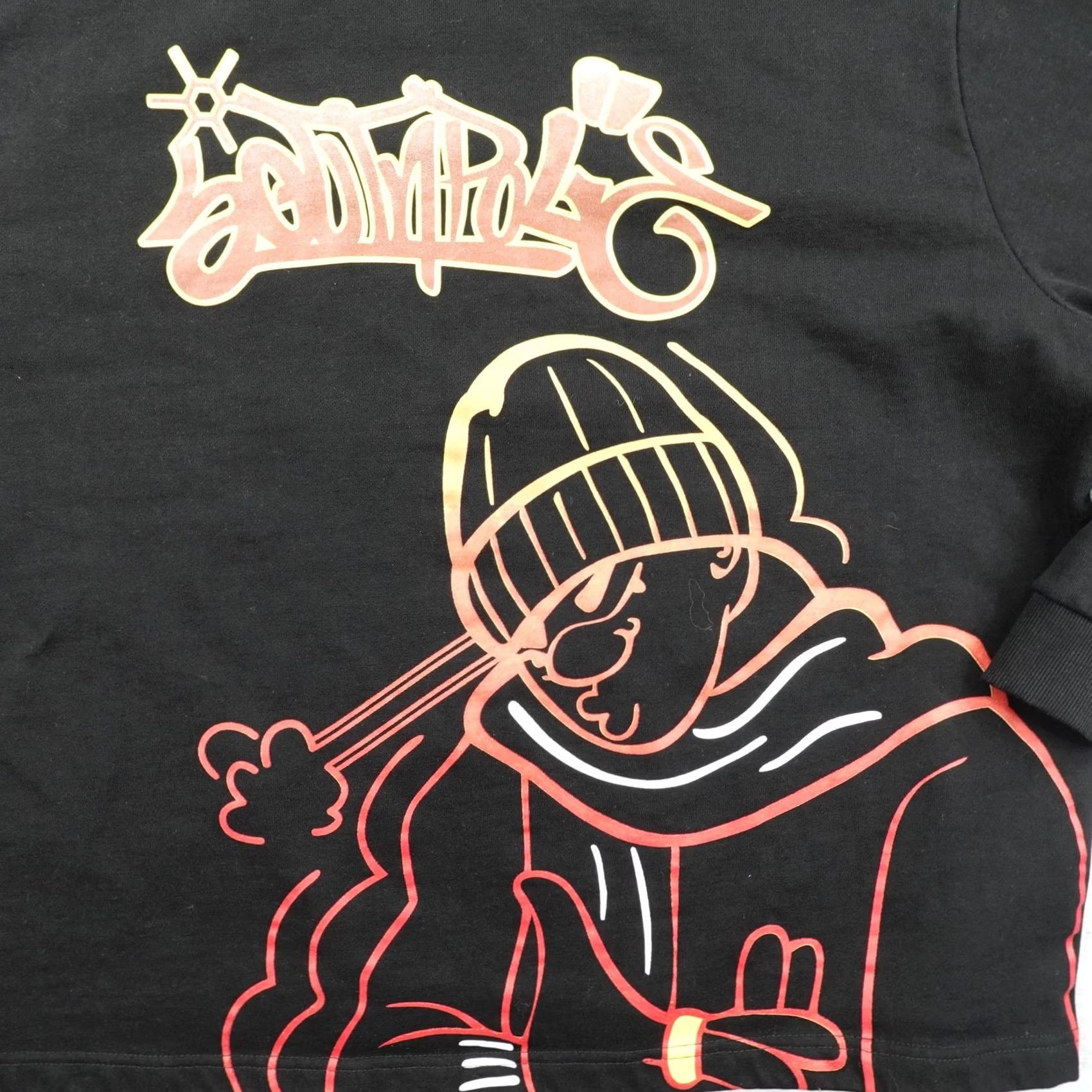 Southpole VINTAGE Southpole Sweatshirt Mens Large Black Graffiti Crewneck Pullover Y2K Size US L / EU 52-54 / 3 - 3 Thumbnail