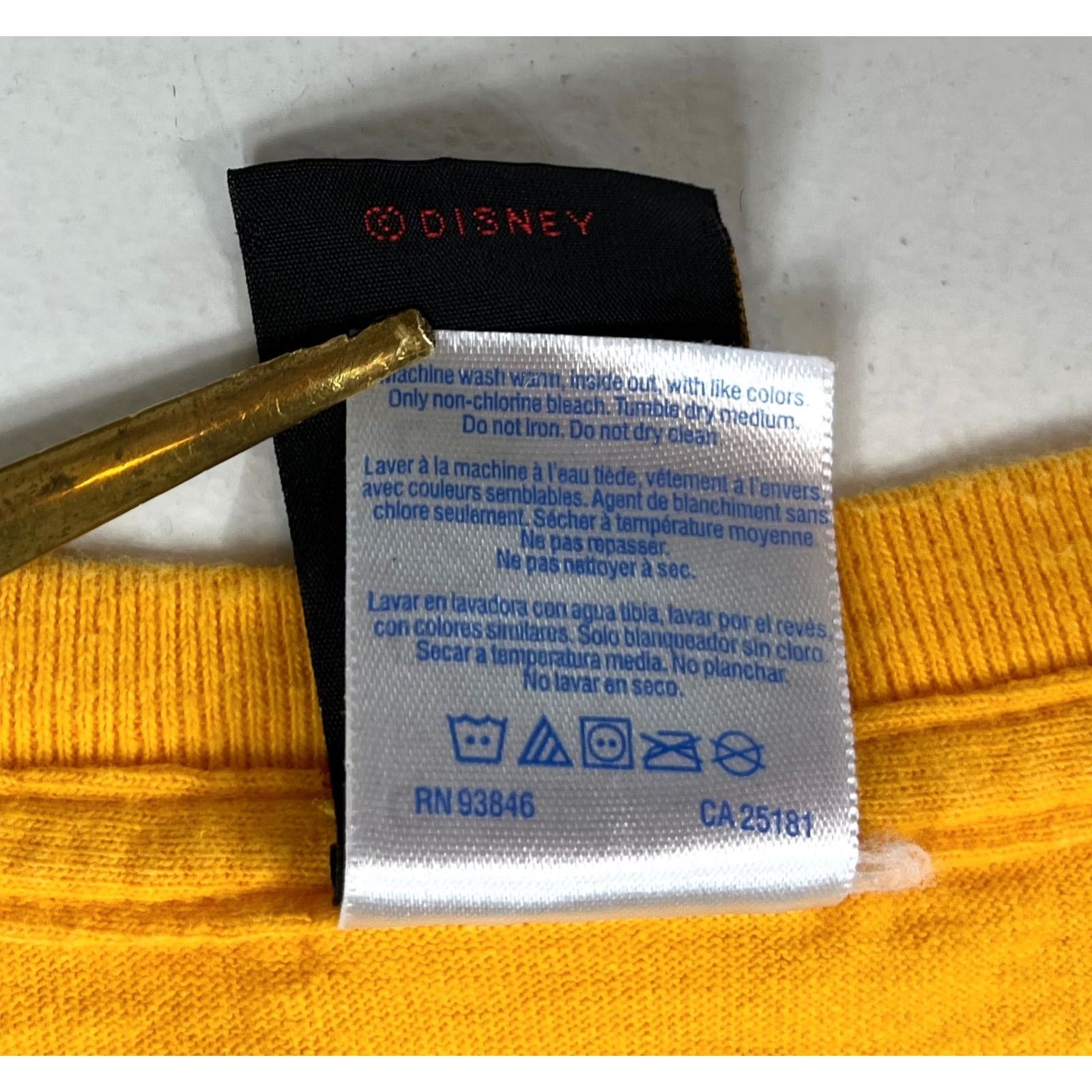 Disney VINTAGE The Lion King Broadway Musical T-Shirt L Unisex Adults Yellow Cotton Crew Neck Short Sleeve 90s Theme Music Logo Print Mens WomenS Girls Boys Size US L / EU 52-54 / 3 - 5 Thumbnail