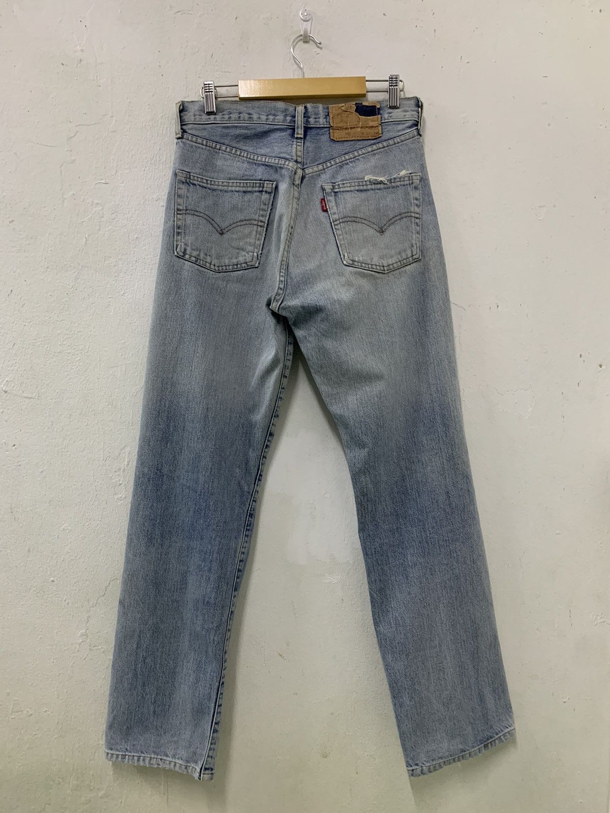 Levi's × Self Edge × Vintage Vintage Levis Big E 502 Made In Japan Distressed Denim Size US 28 / EU 44 - 2 Thumbnail